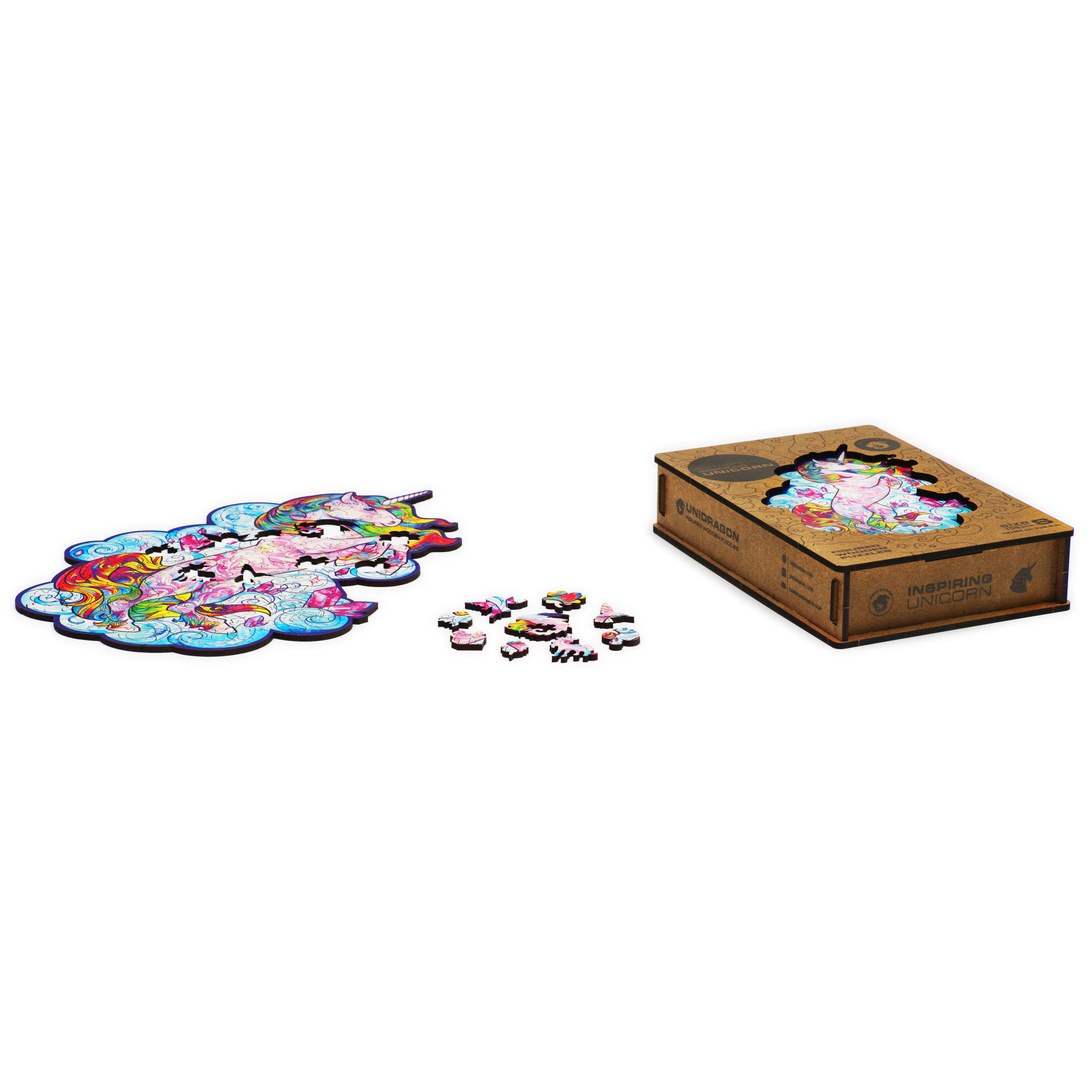 Unidragon - Jigsaw puzzle Inspiring Unicorn - Size M - 103 pieces ...