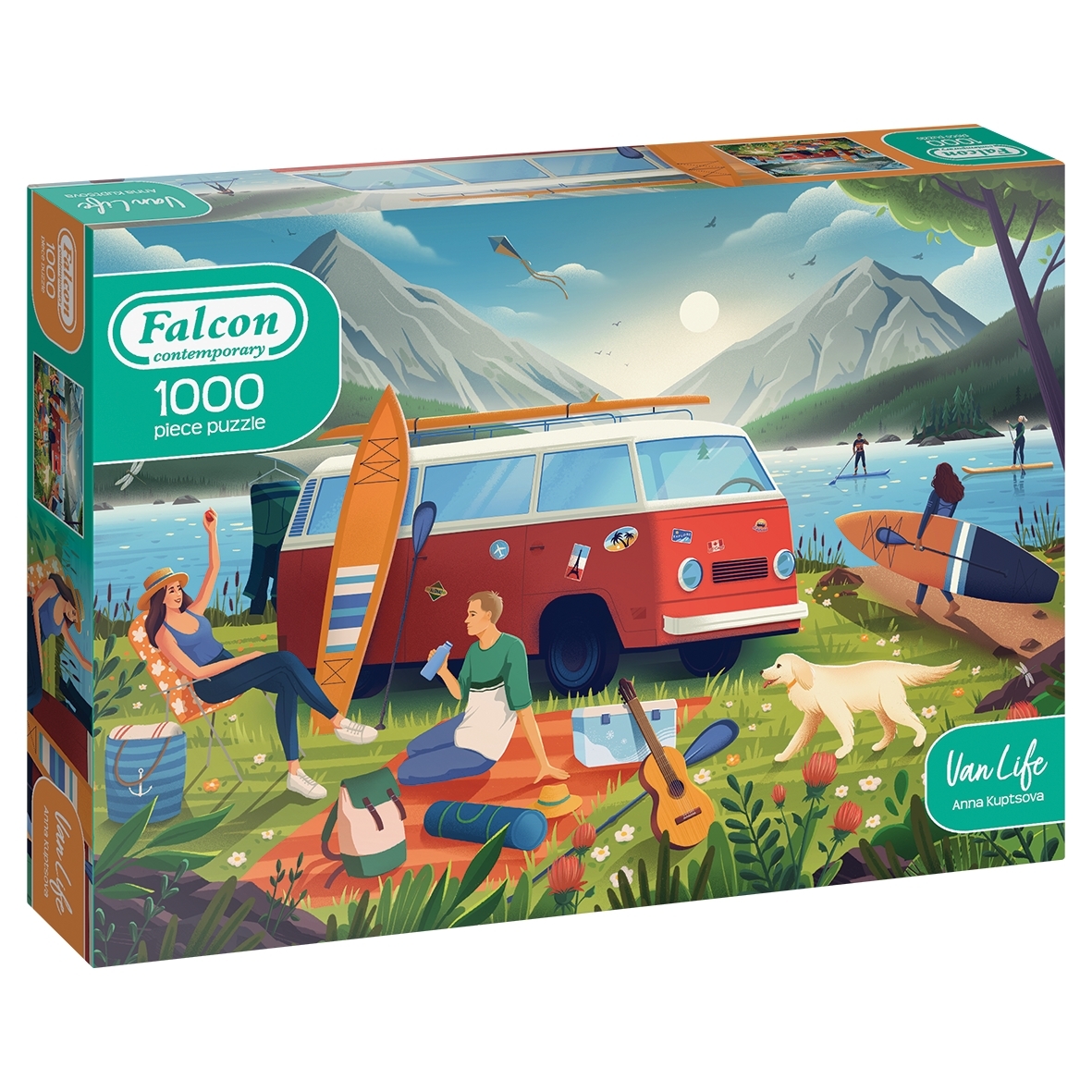 Falcon Contemporary - Jigsaw puzzle Van Life - 1000 pieces - Falcon ...