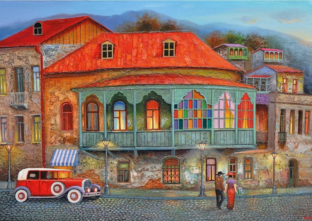 The Street of Old Tbilisi