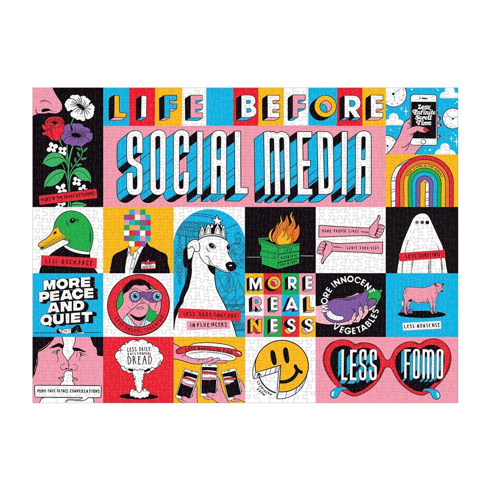 Life Before Social Media - 1000 Piece Puzzle