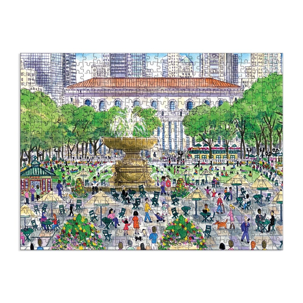 Springtime at the Library - 500 Piece Double-Sided Puzzle