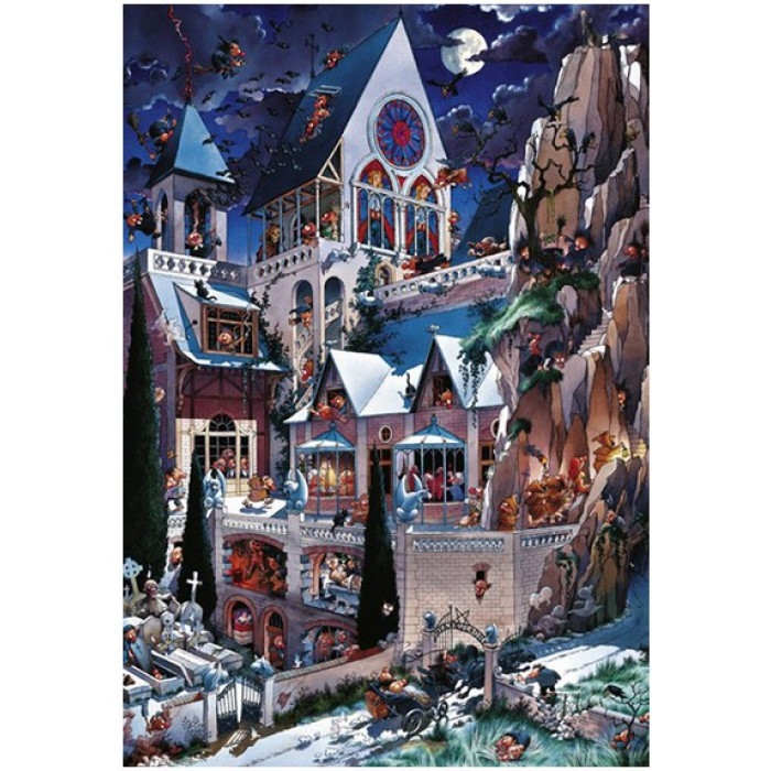 Jigsaw Puzzle - 2000 Pieces - Wolf : Castle of Horror