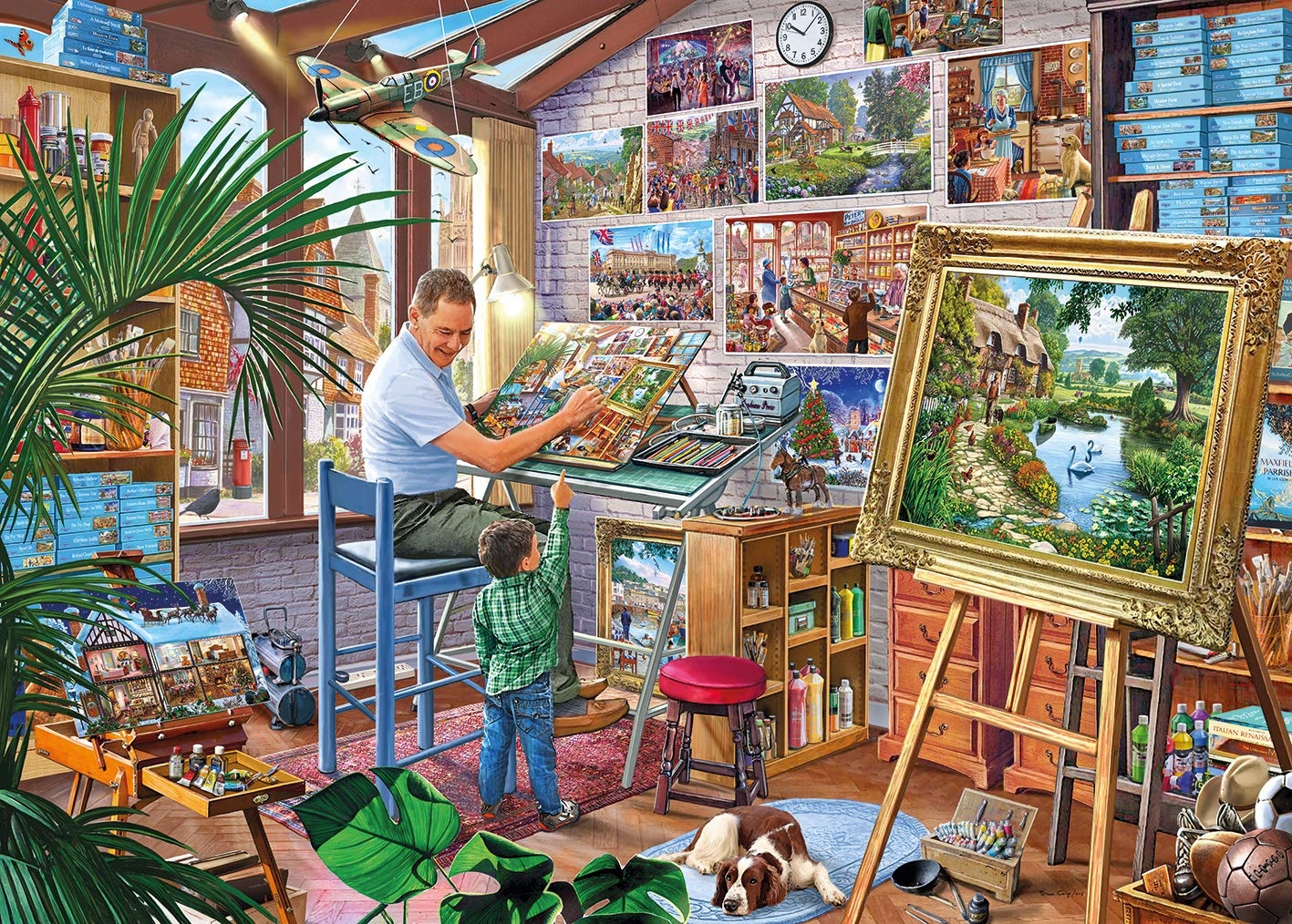 Steve Crisp - Work of Art - Gibsons - 1000 pieces | jigsawpuzzle…