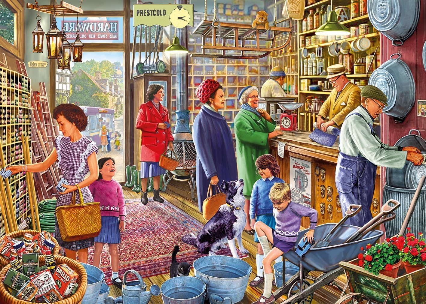 Steve Crisp - Herbert's Hardware - Gibsons - 1000 pieces | jigsa…