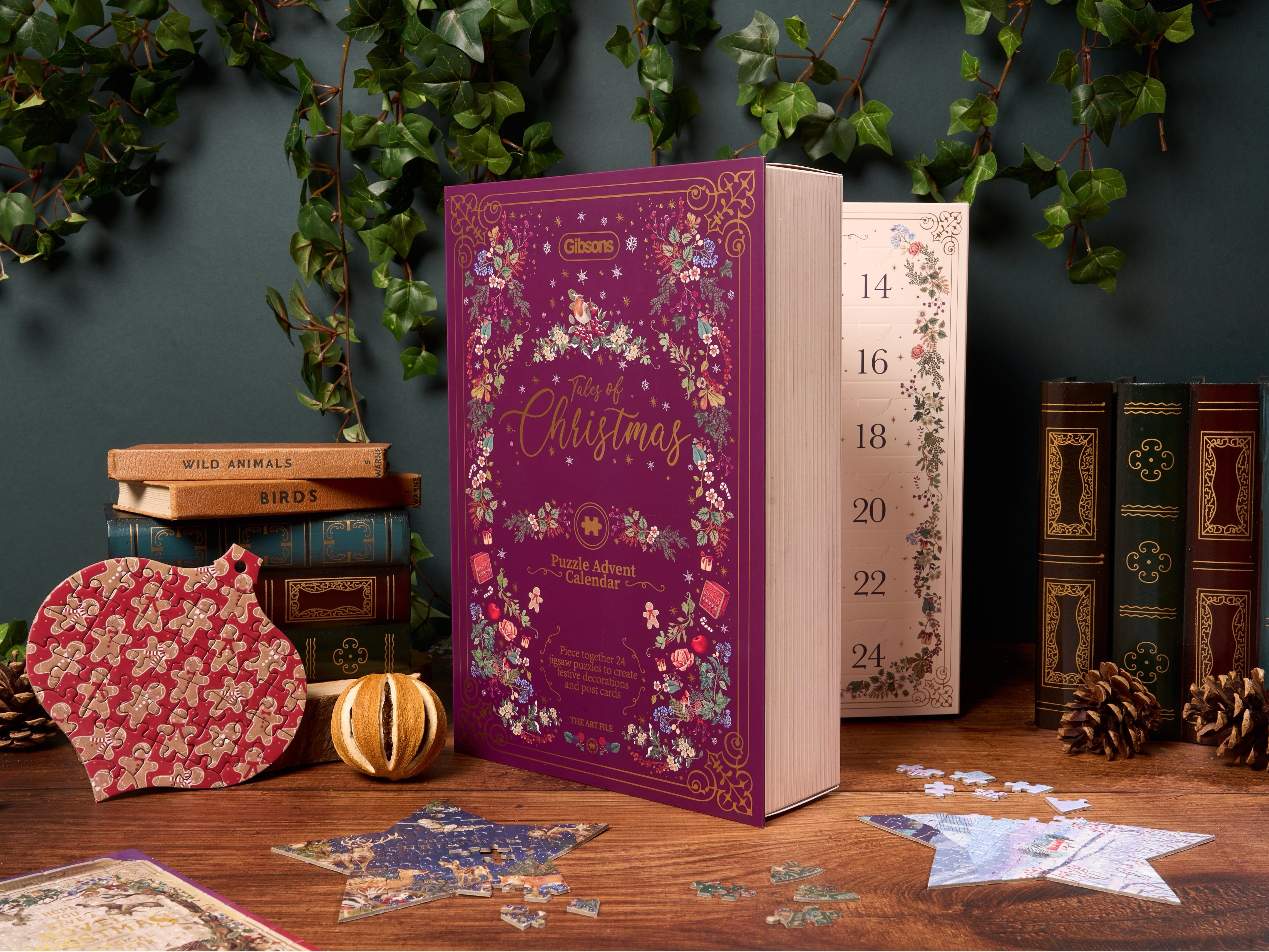 24 Mini-Puzzles - The Art File: Tales of Christmas Advent Calendar