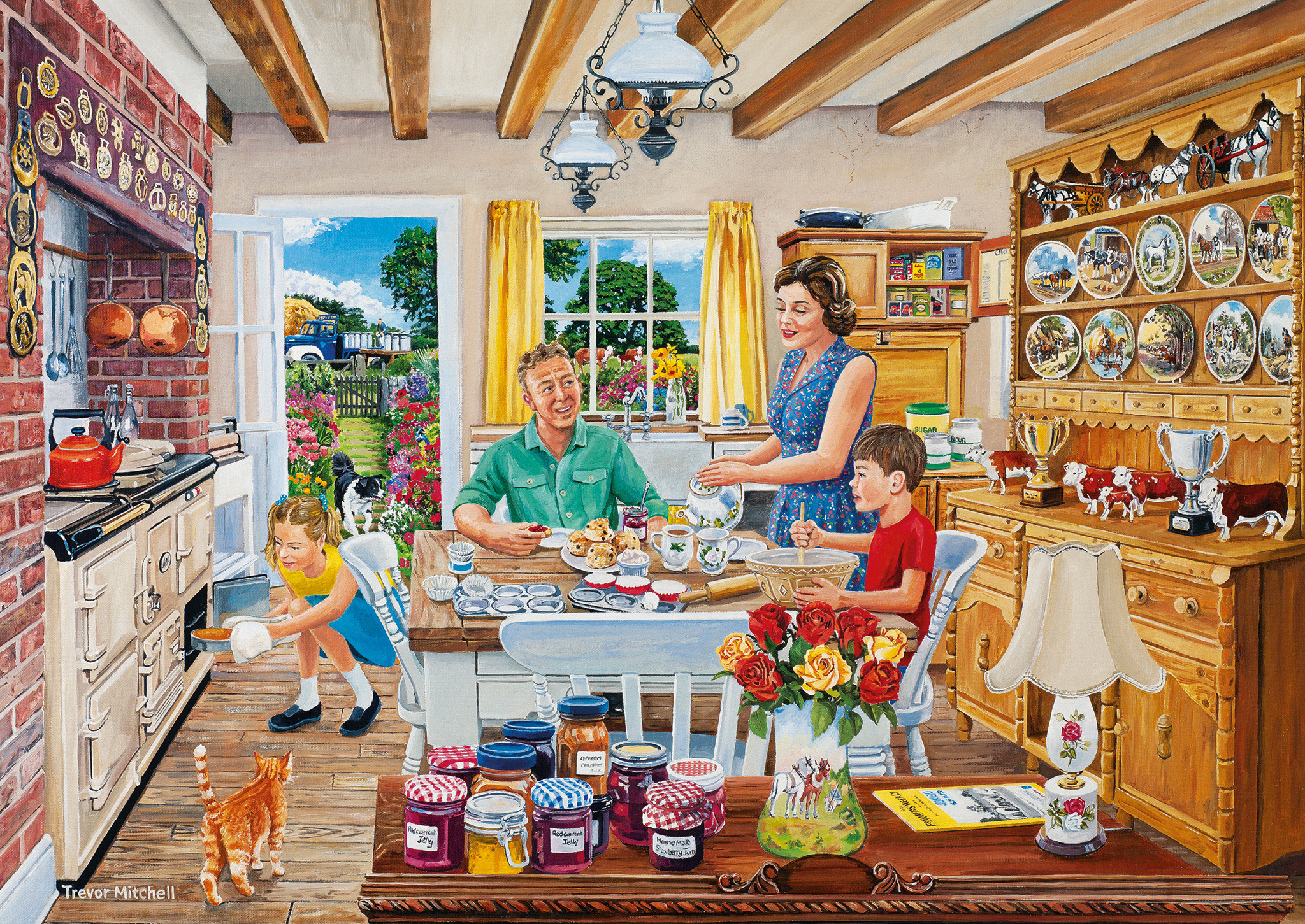 4 Puzzles - The Farmer's Round - Gibsons - 500 pieces | jigsawpu…
