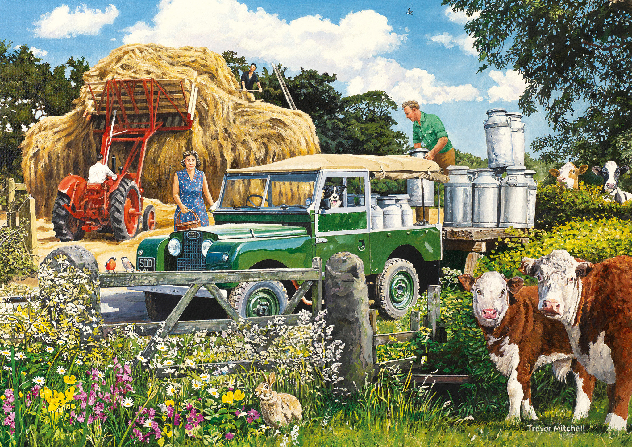 4 Puzzles - The Farmer's Round - Gibsons - 500 pieces | jigsawpu…