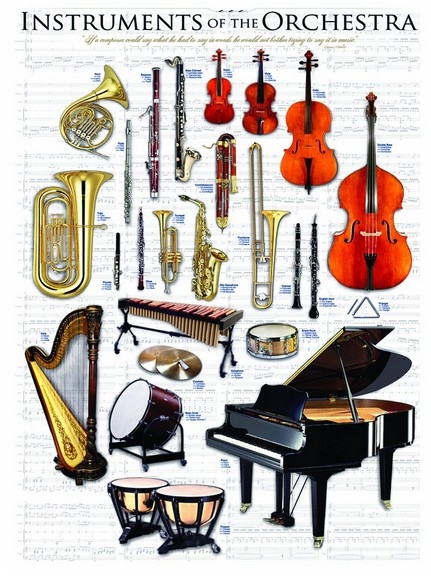 Jigsaw Puzzle - 1000 Pieces - Instruments of the Orchestra