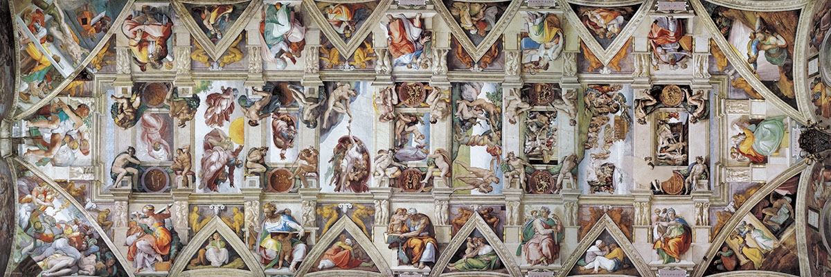 The Sistine Chapel Ceiling by Michelangelo