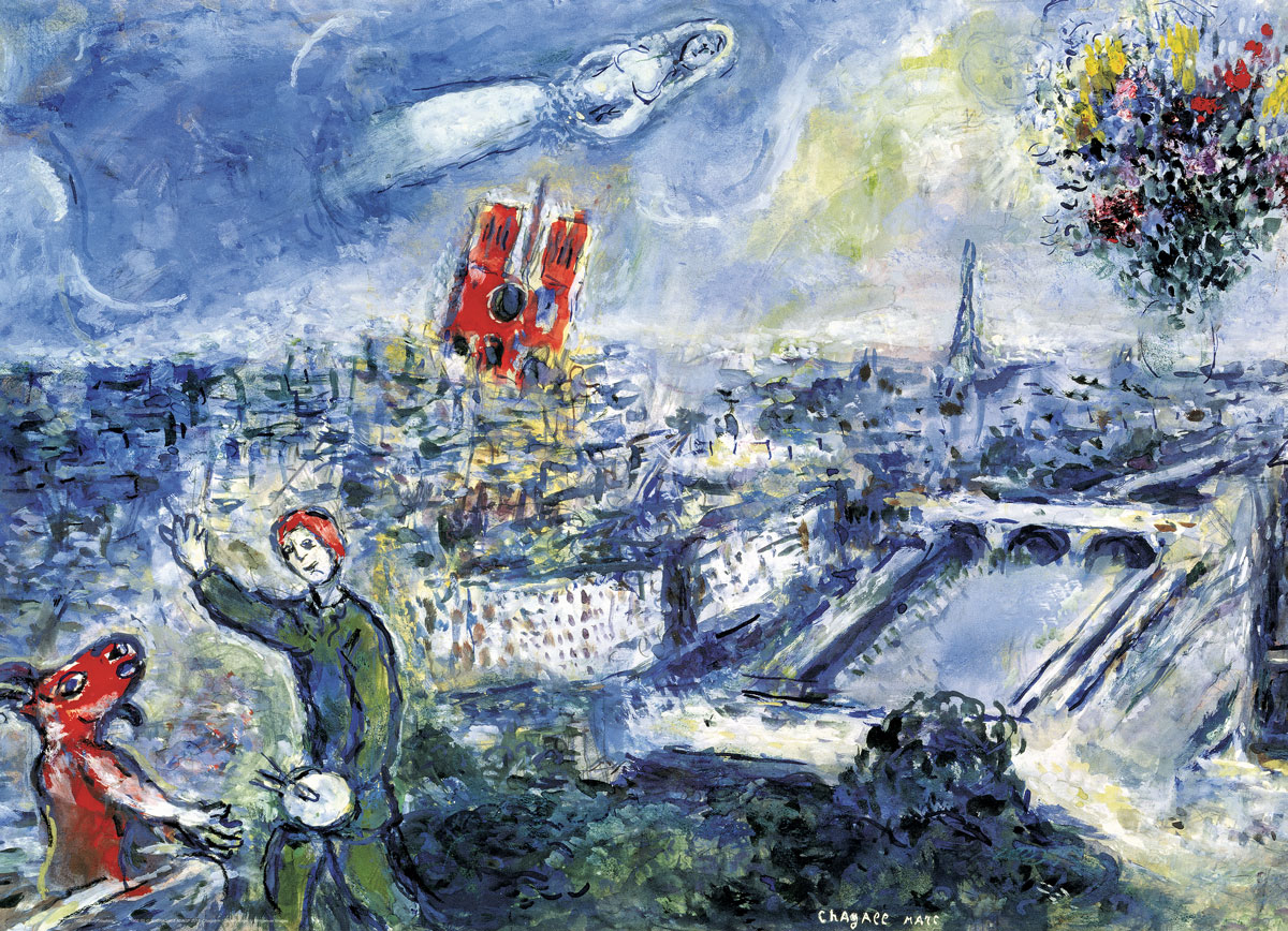 Chagall Marc - Le Bouquet de Paris