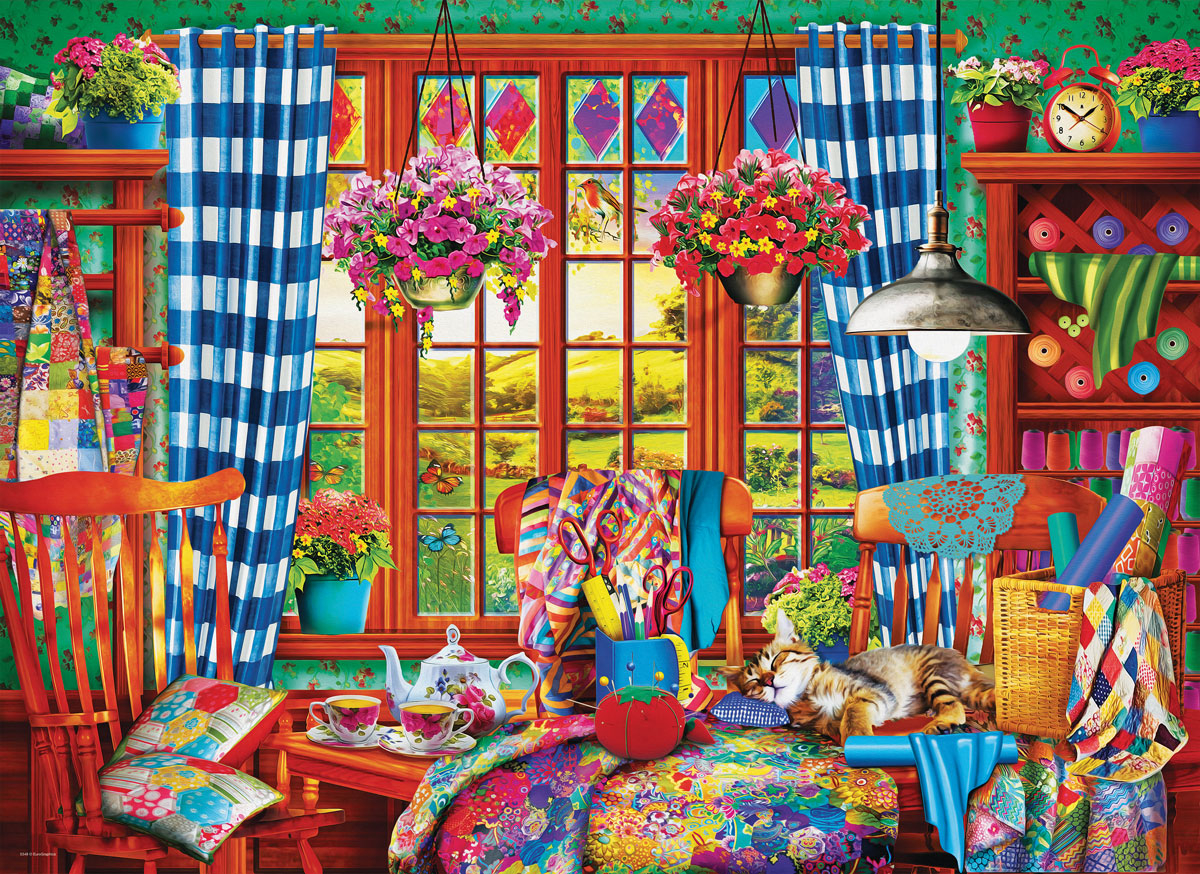 Patchwork Craft Room