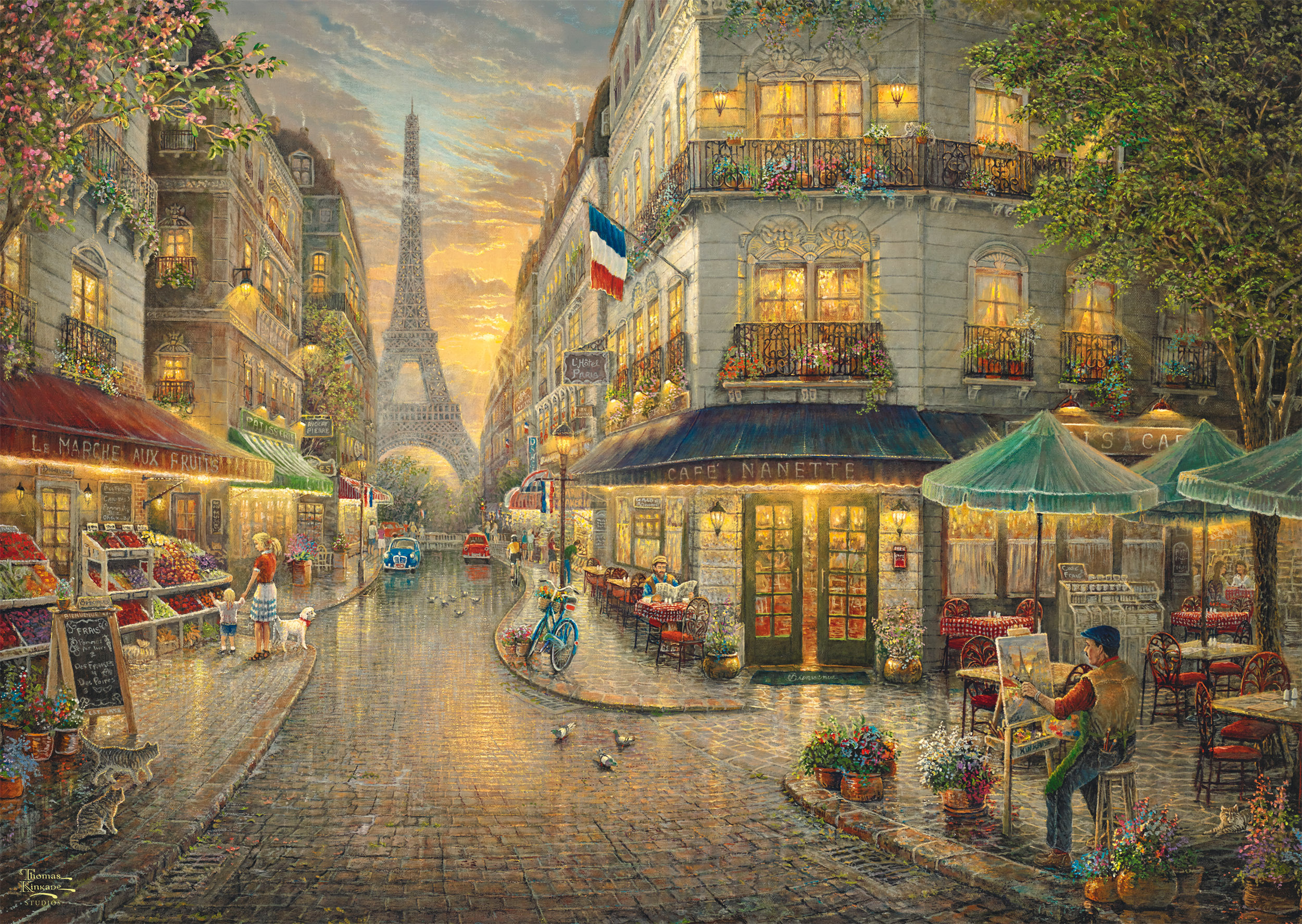 Wooden puzzle - Picturesque Paris