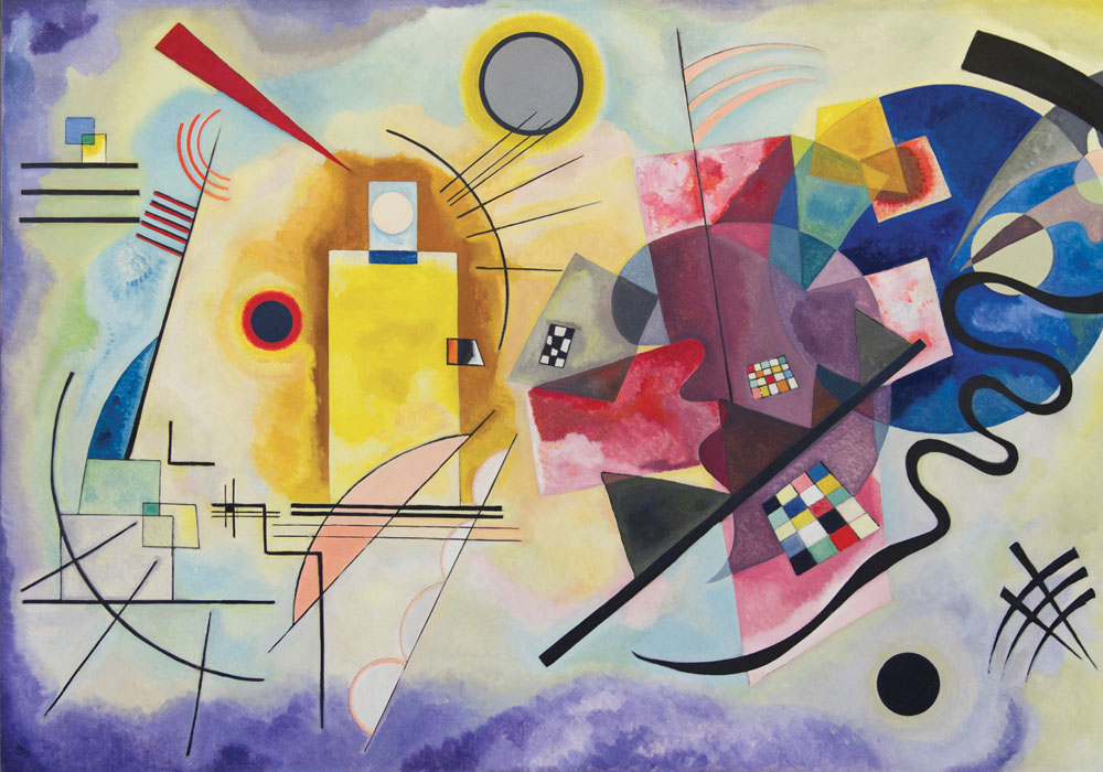 Handgeschnittenes Holzpuzzle - Kandinsky