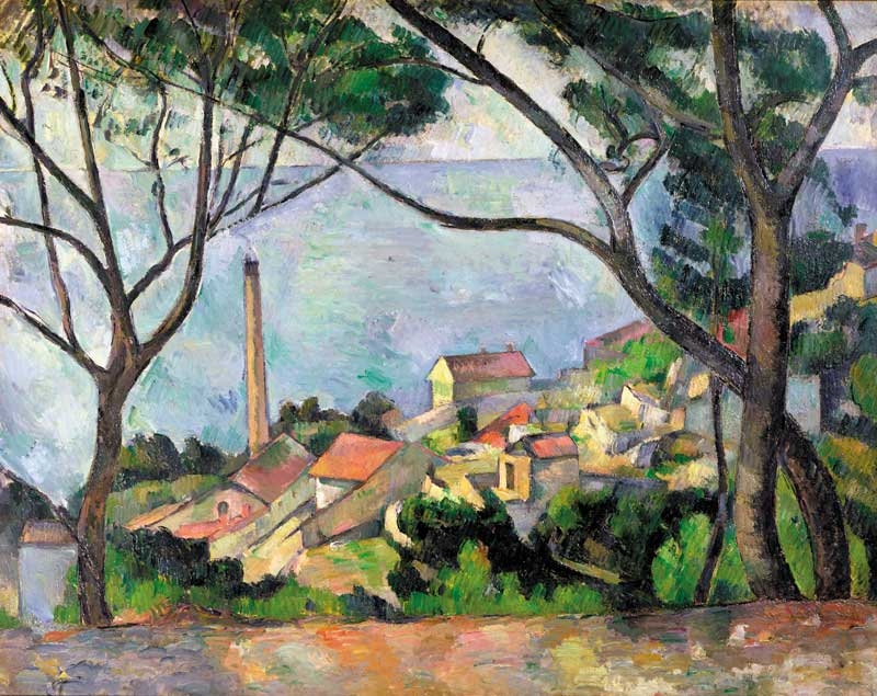 Handgeschnittenes Holzpuzzle - Blick Auf Estaque