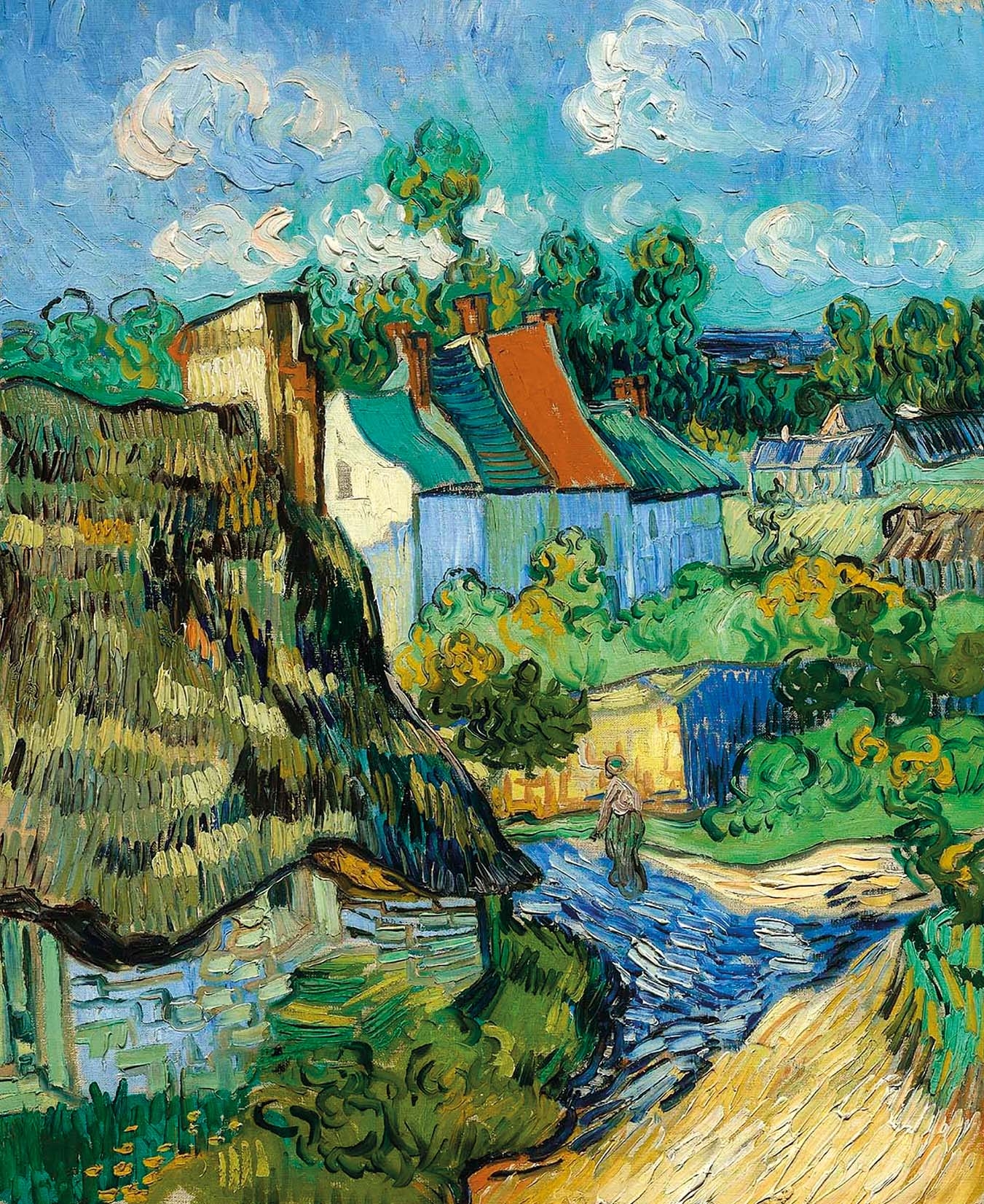 Handgeschnittenes Holzpuzzle - Auvers-Sur-Oise