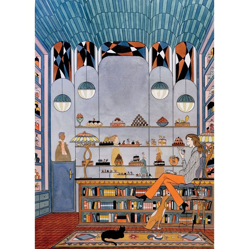 Hand-cut wooden puzzle - The Chocolate Factory