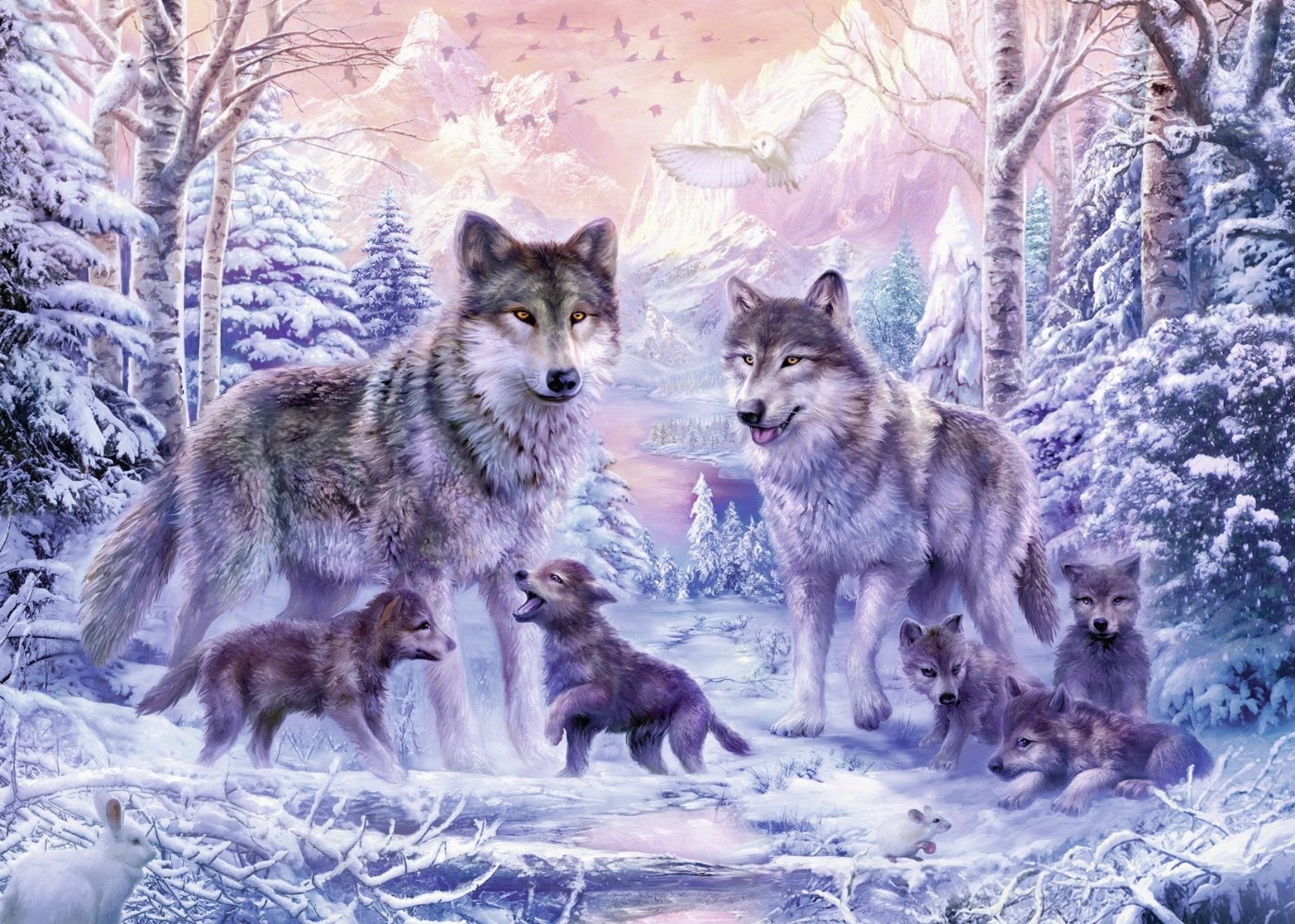 Arctic wolves