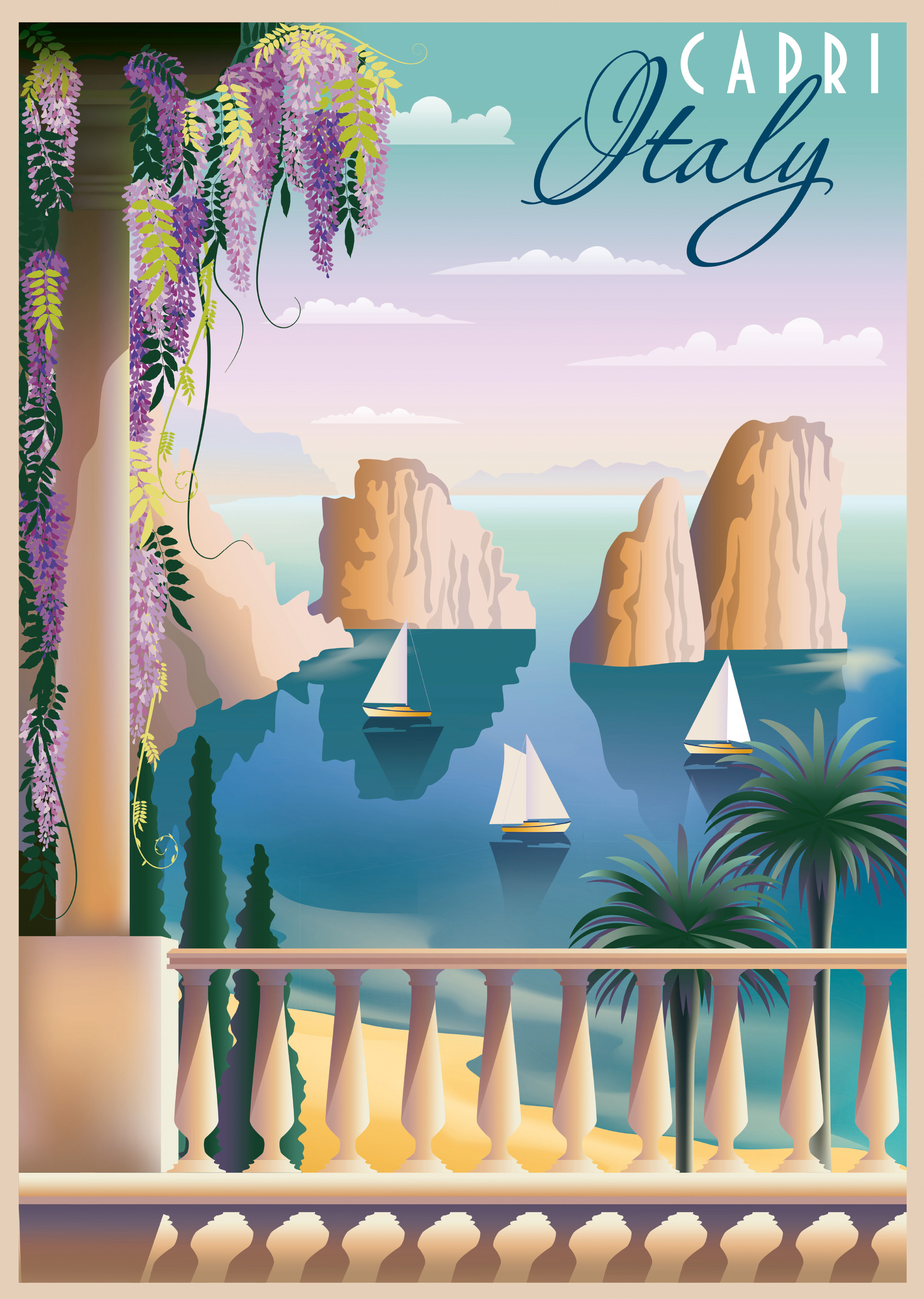 Capri Postcard