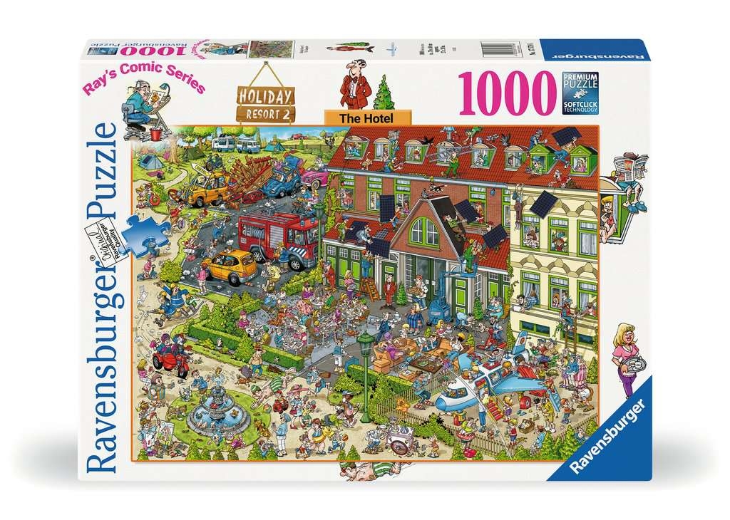 Ravensburger Puzzle The Hotel, 1000 Puzzleteile, Made in Germany