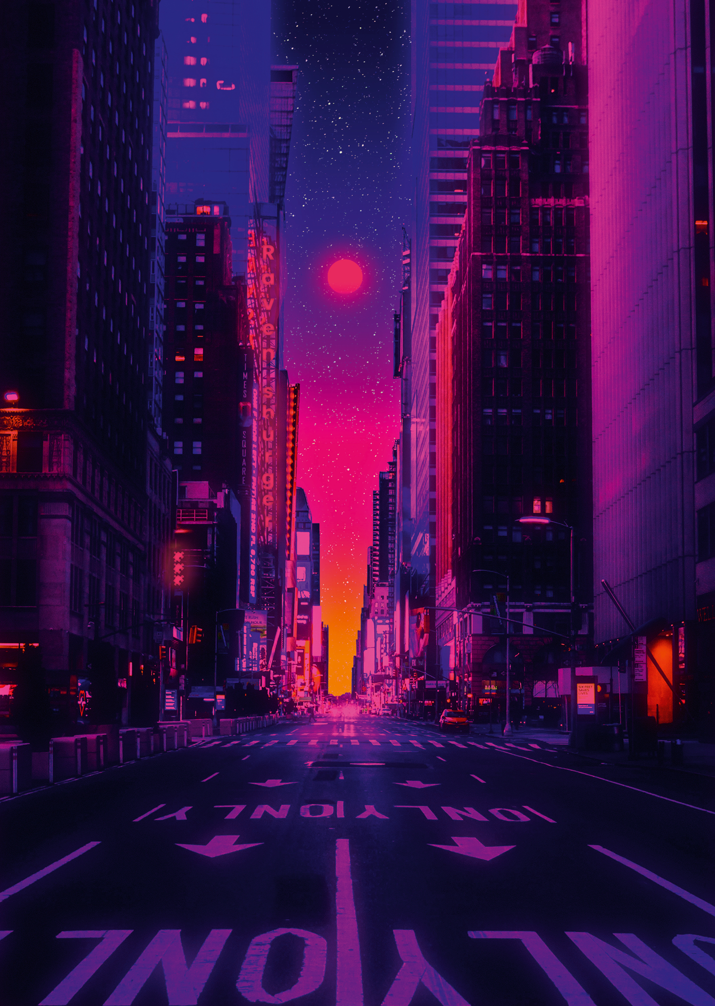 The Neon Lights of New York