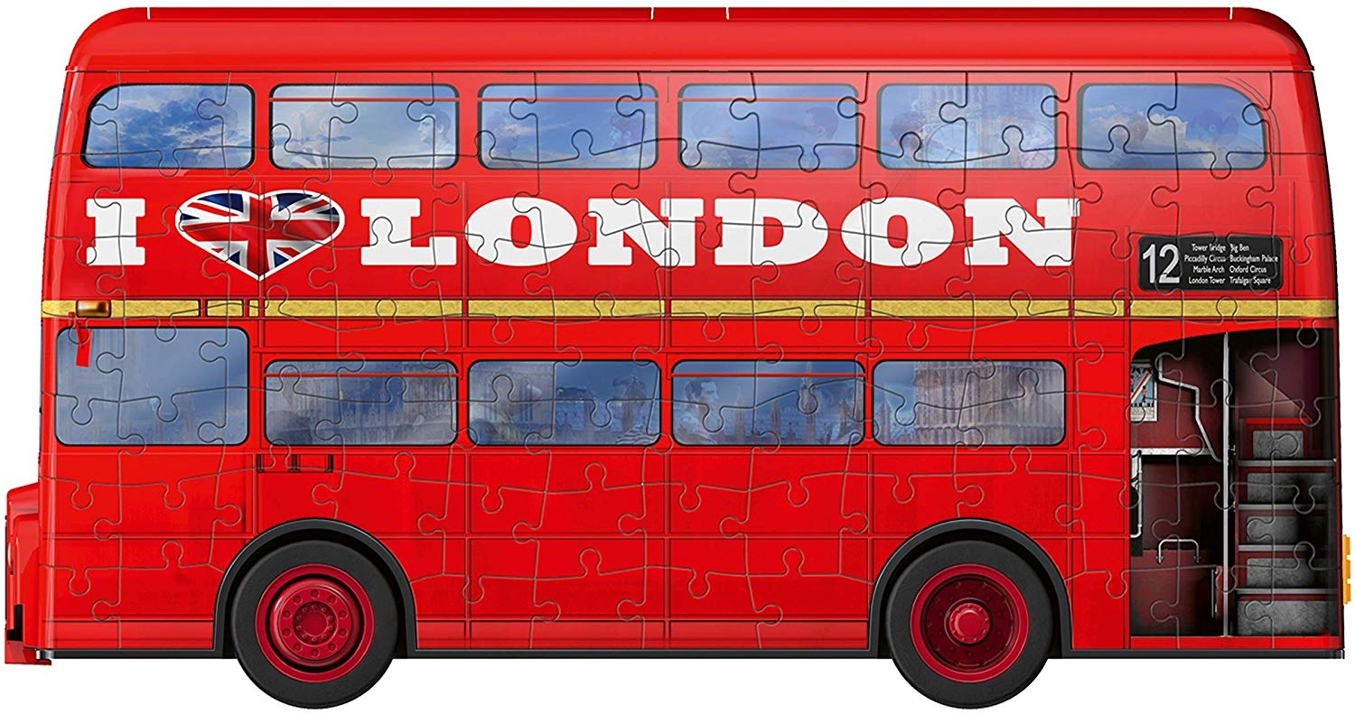 Ravensburger - 3D Puzzle - London Bus - 216 pieces - Ravensburger-12534 ...