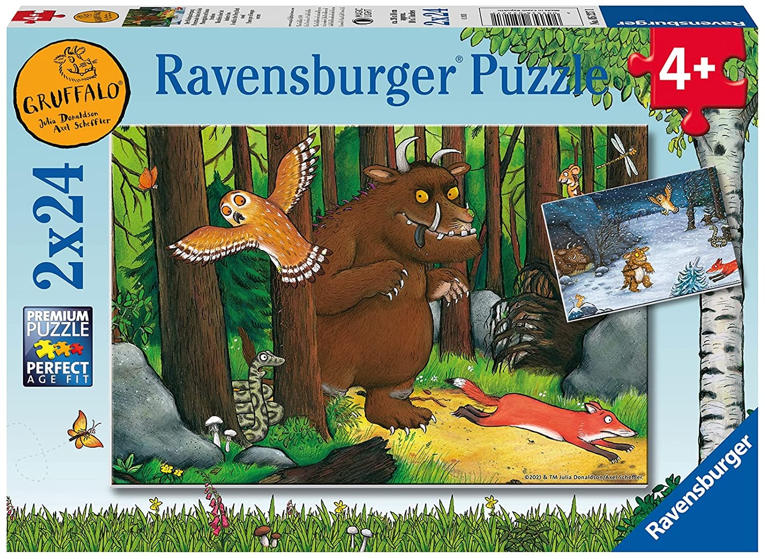 2 Puzzles - The Gruffalo - Ravensburger - 24 pieces | jigsawpuzz…