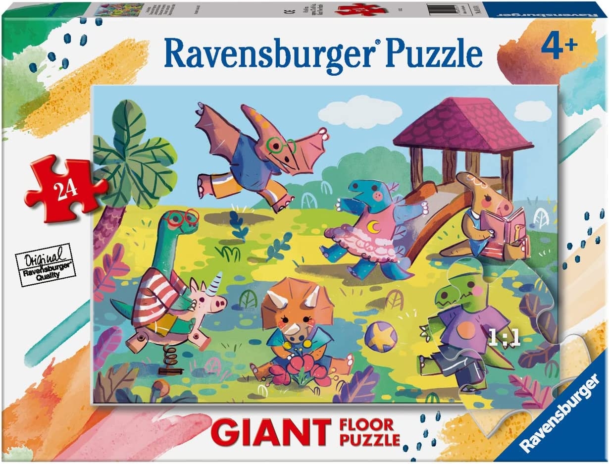 Floor Puzzle - XXL Pieces - Dinosaurs