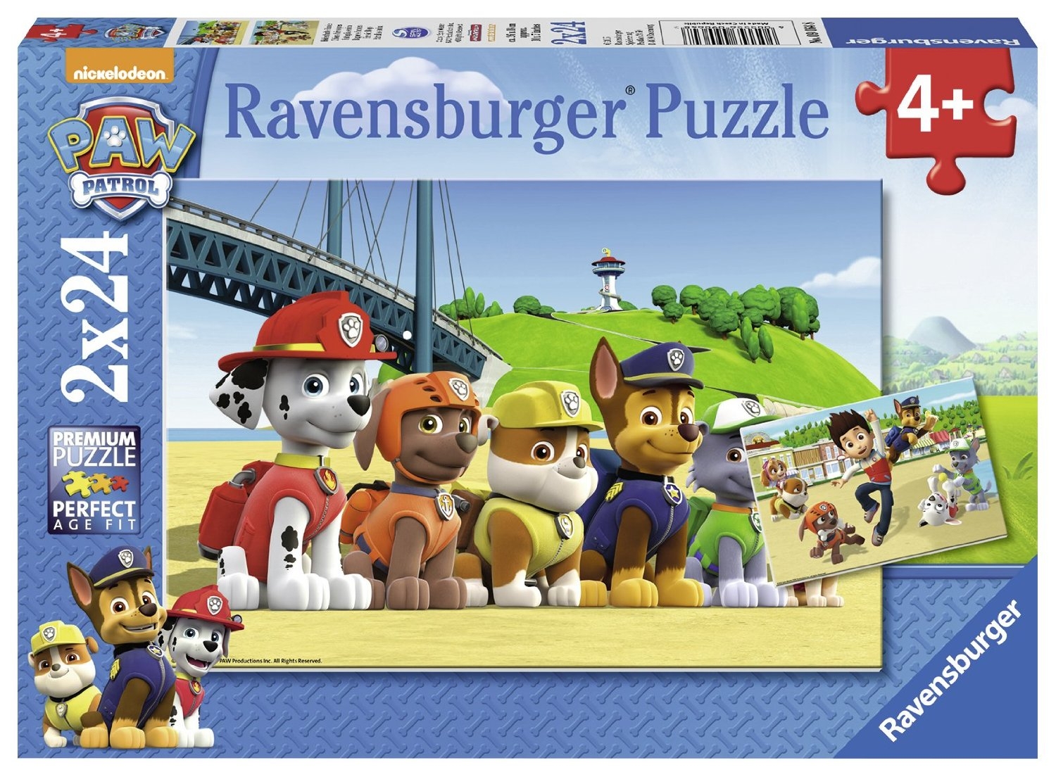 Ravensburger - 2 Jigsaw Puzzles - Paw Patrol - 24 pieces - Ravensburger ...
