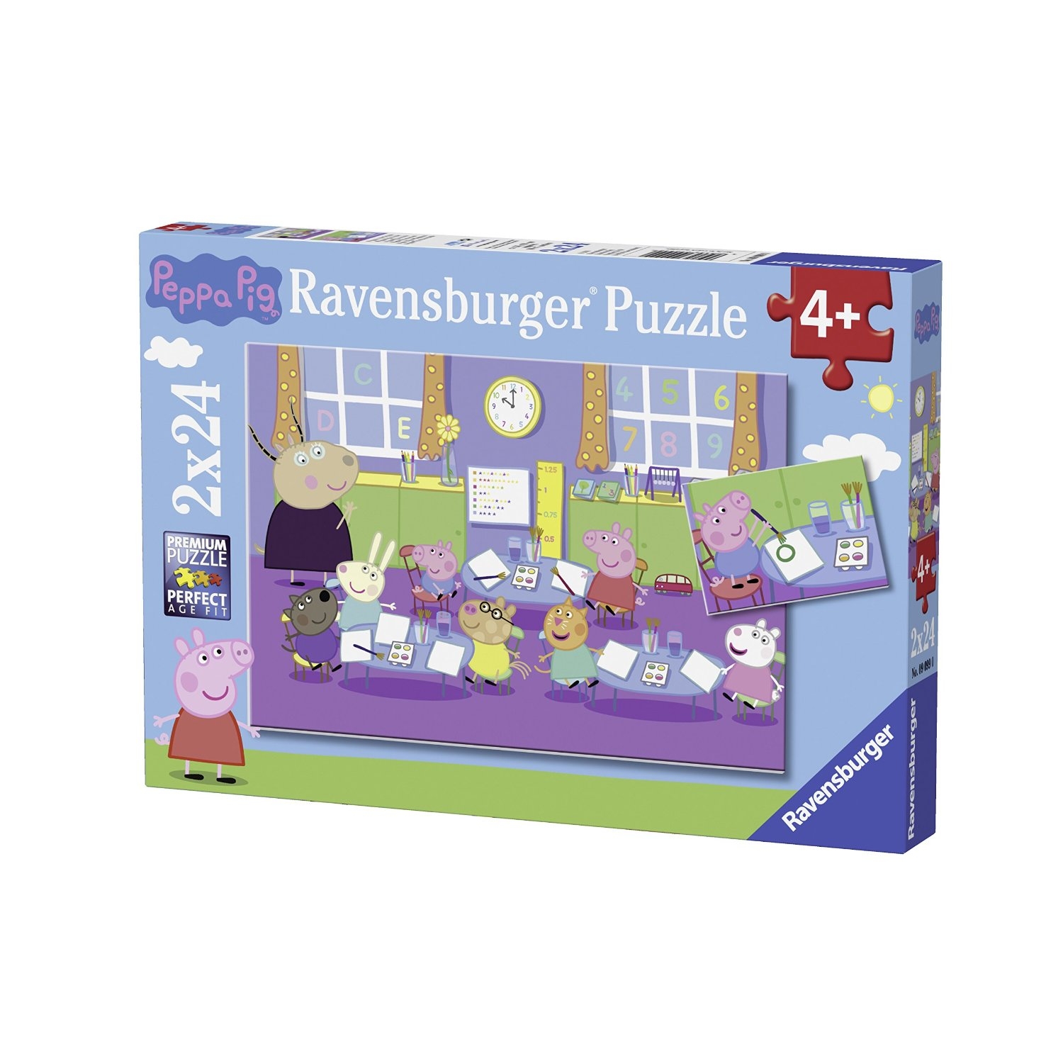 Ravensburger - 2 Jigsaw Puzzles - Peppa Pig - 24 pieces - Ravensburger ...