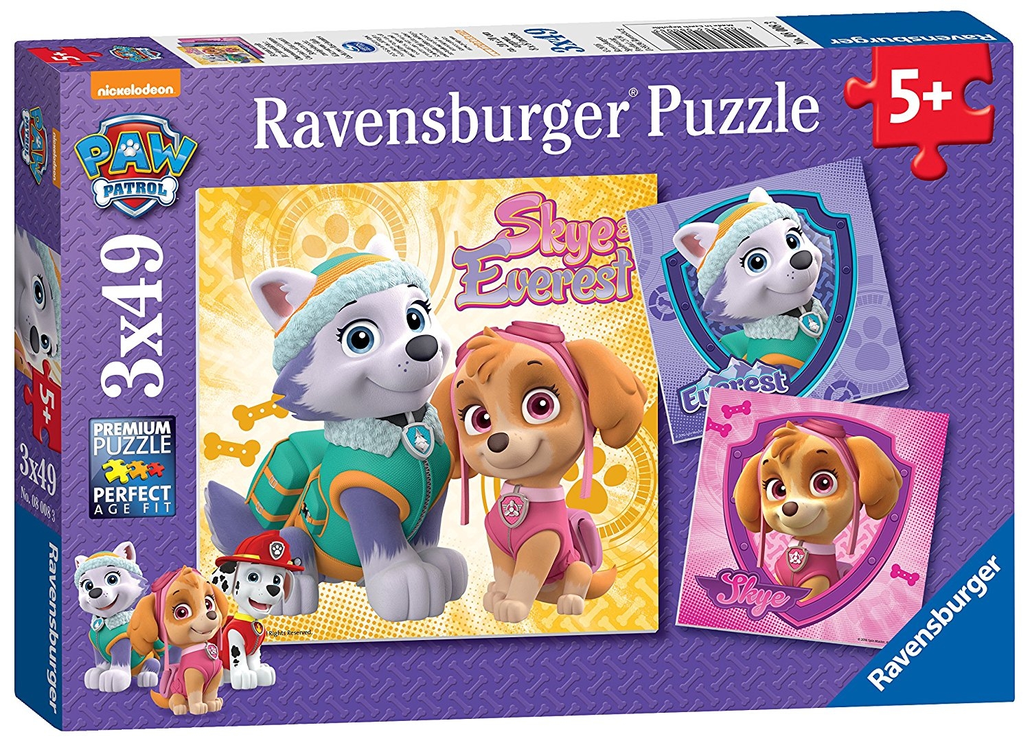 3 Jigsaw Puzzles - Paw Patrol