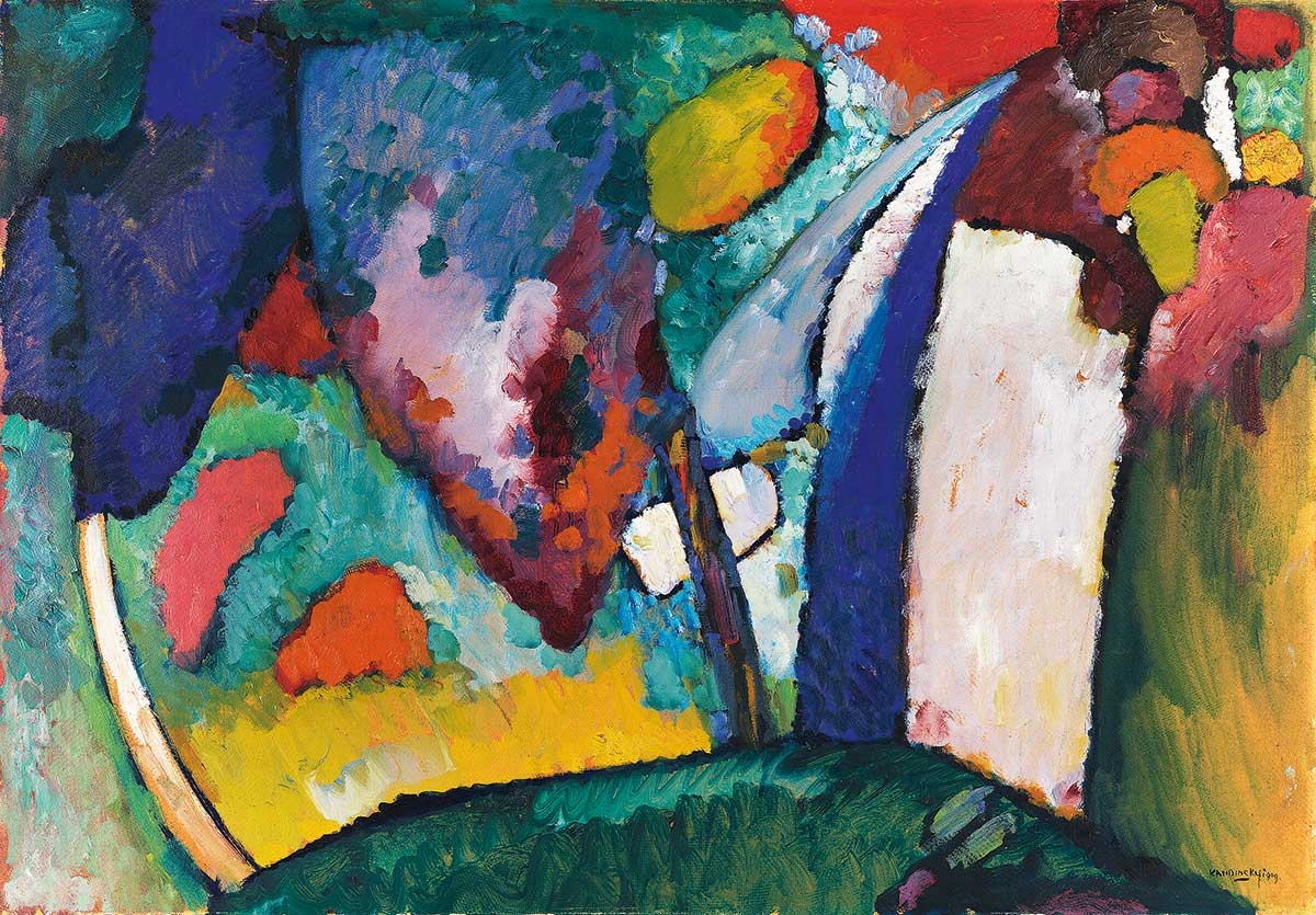 Kandinsky Vassily - The Waterfall