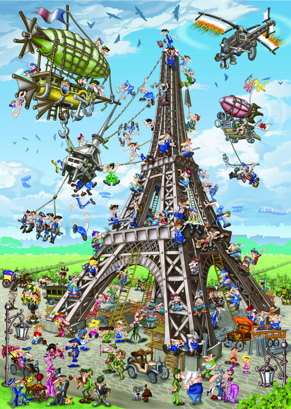 Cartoon Collection - Eiffel Tower