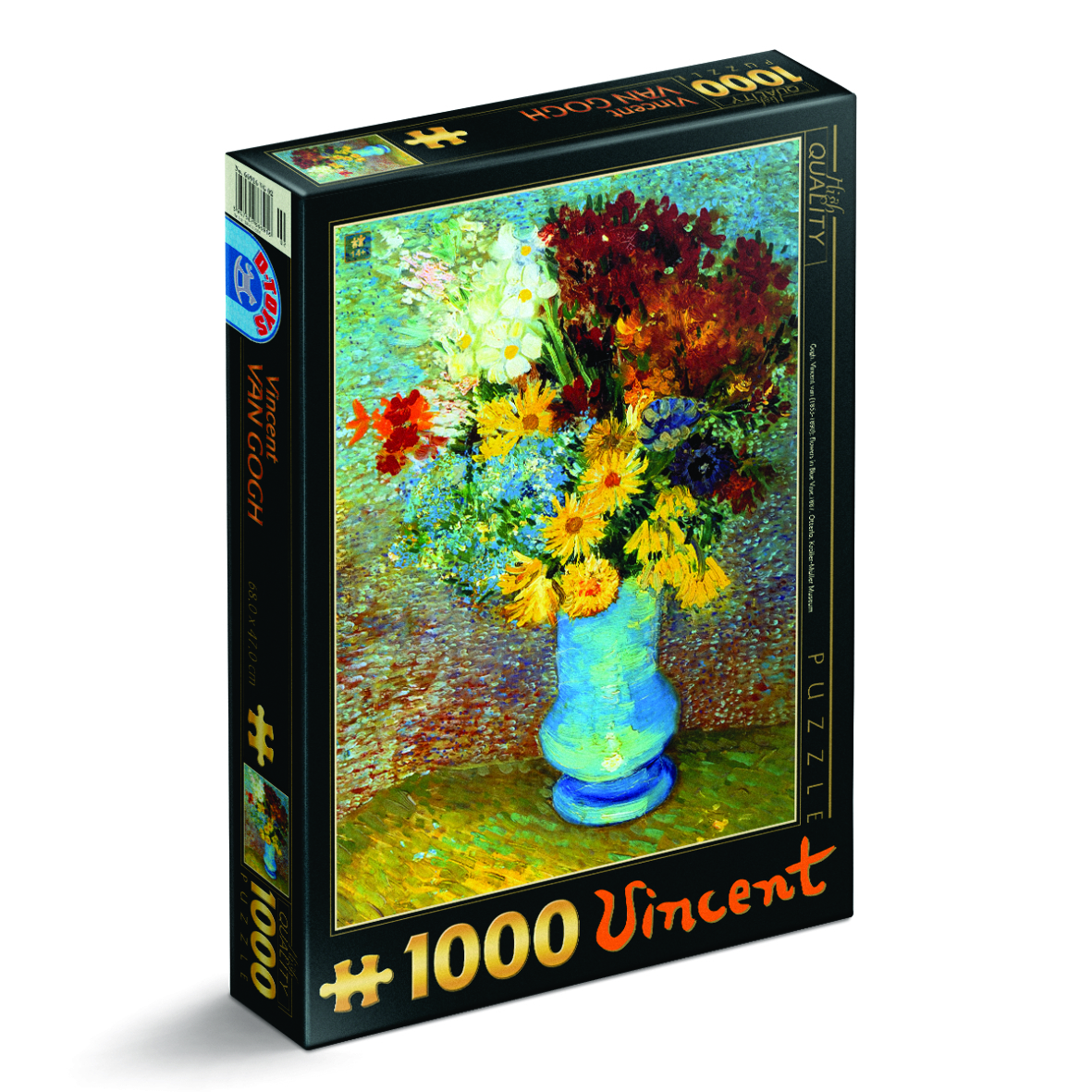Jigsaw Puzzle - 1000 Pieces - Van Gogh : Flowers in a Blue Vase