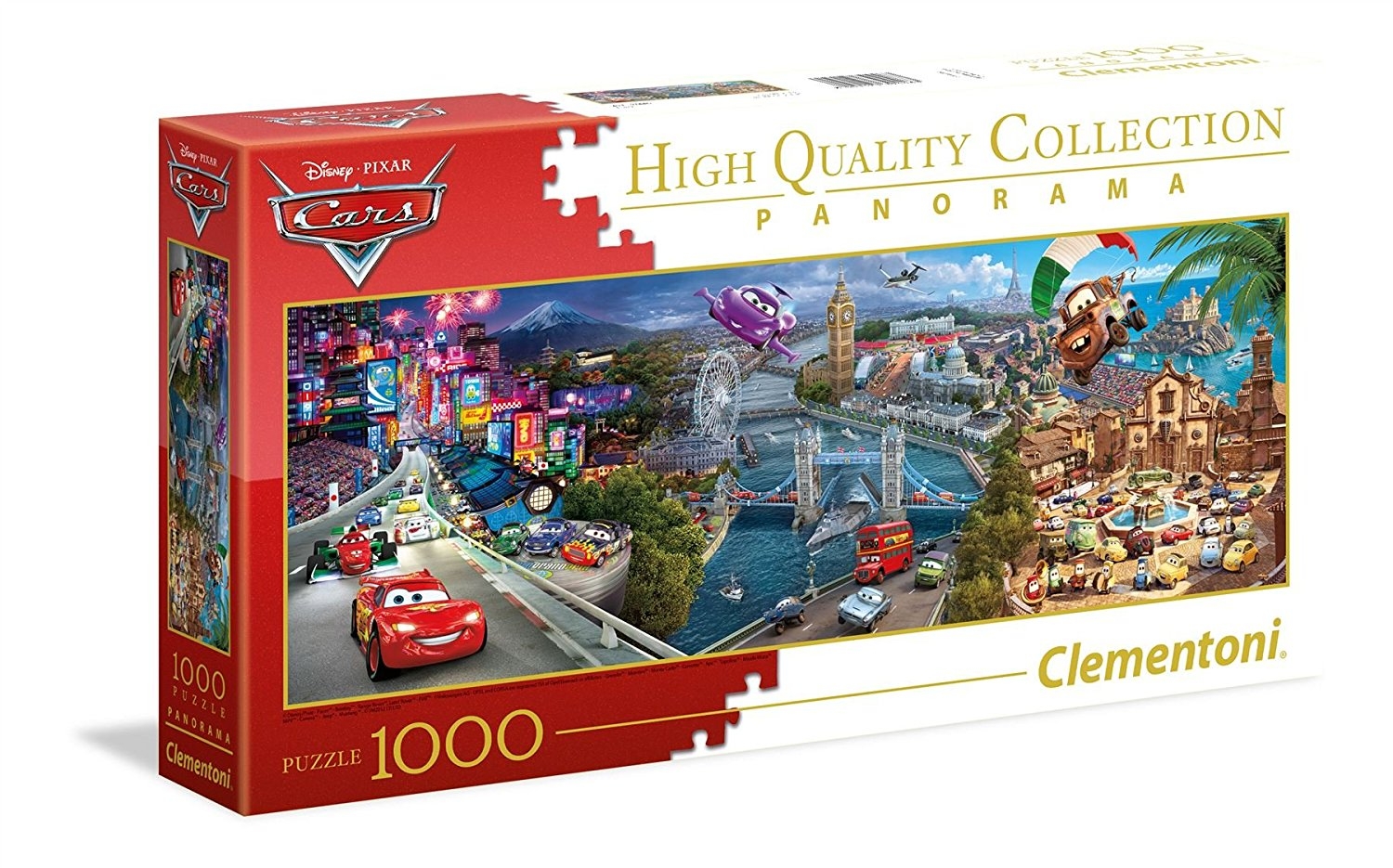 Clementoni - Jigsaw puzzle Disney, Cars - 1000 pieces - Clementoni ...
