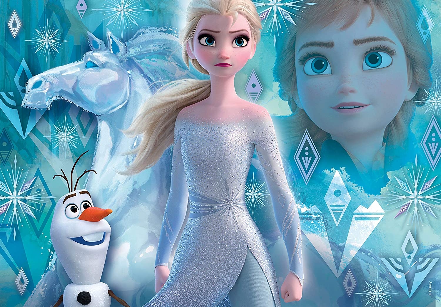 Clementoni - Jigsaw puzzle Disney Frozen 2 - 104 pieces - Clementoni ...