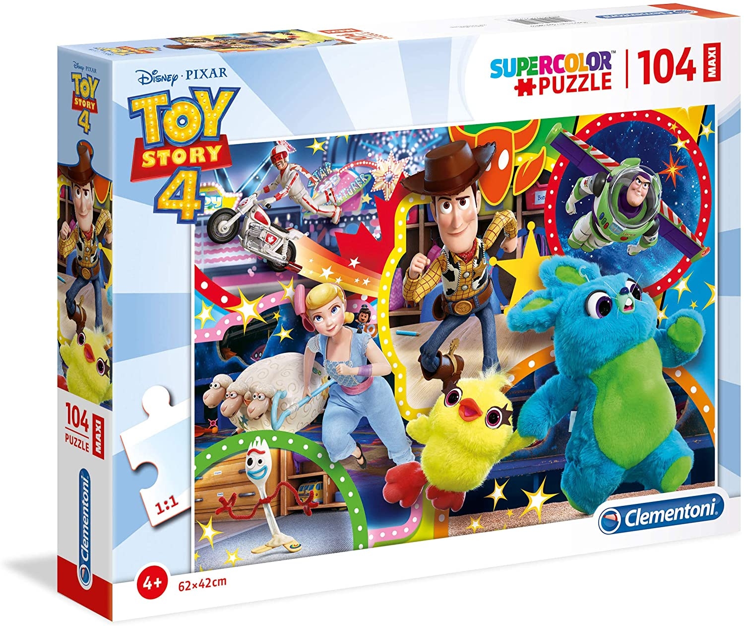 XXL Pieces - Toy Story 4 - Clementoni - 104 pieces | jigsawpuzzl…
