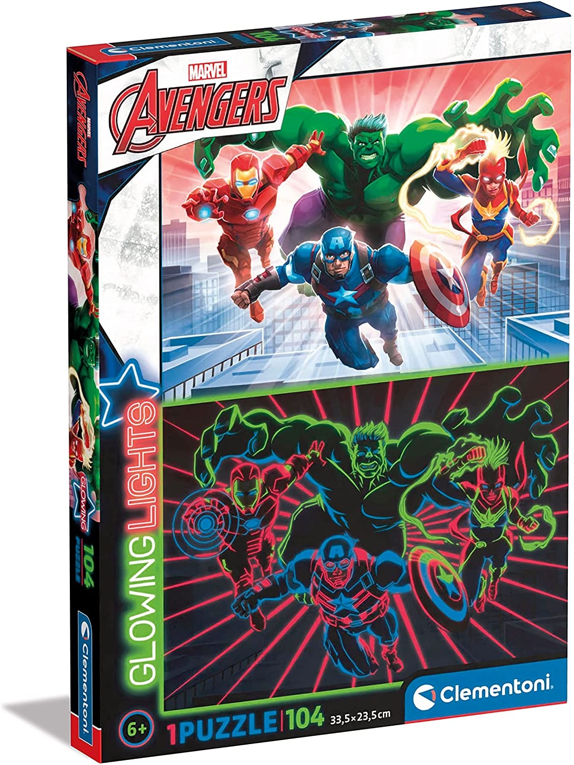 Neon Puzzle - Marvel Avengers - Clementoni - 104 pieces | jigsaw…