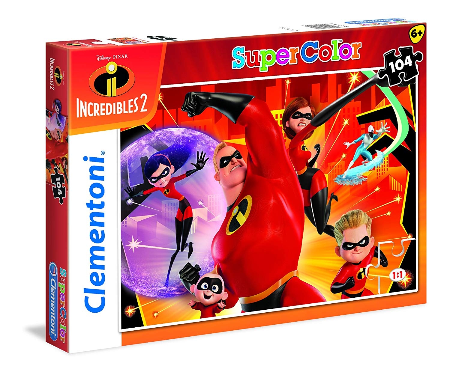 Clementoni - Jigsaw puzzle Disney Pixar - The Incredibles 2 - 104 ...