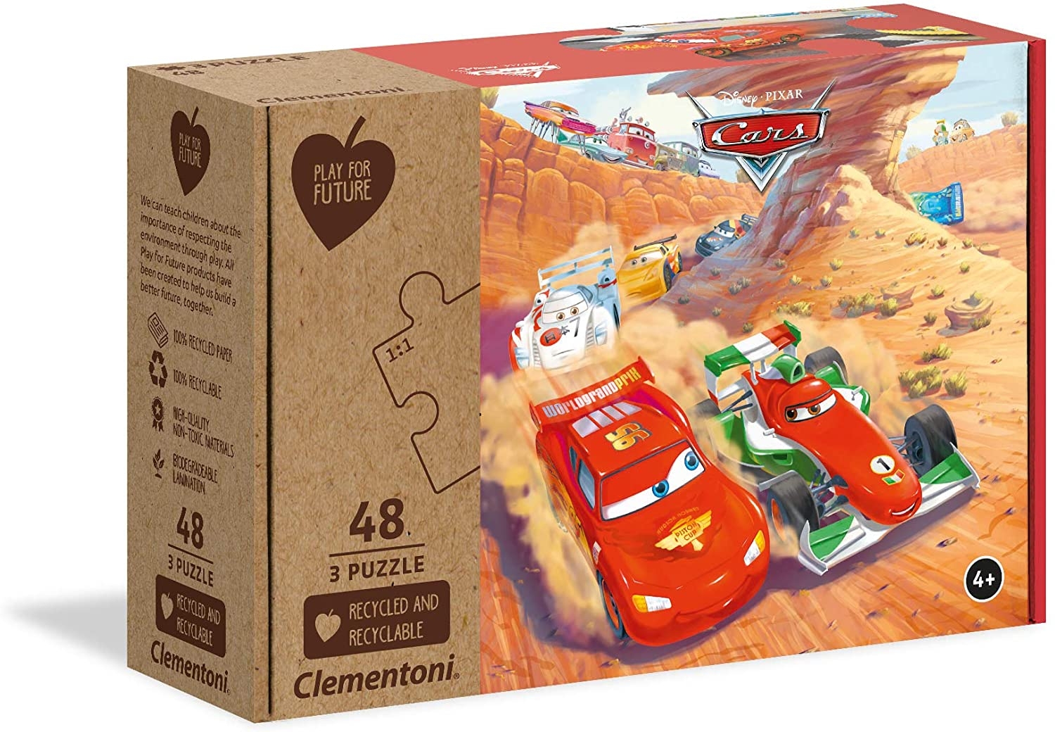 Clementoni - Jigsaw puzzle Disney Pixar Cars - 3x48 Pieces - 144 pieces ...