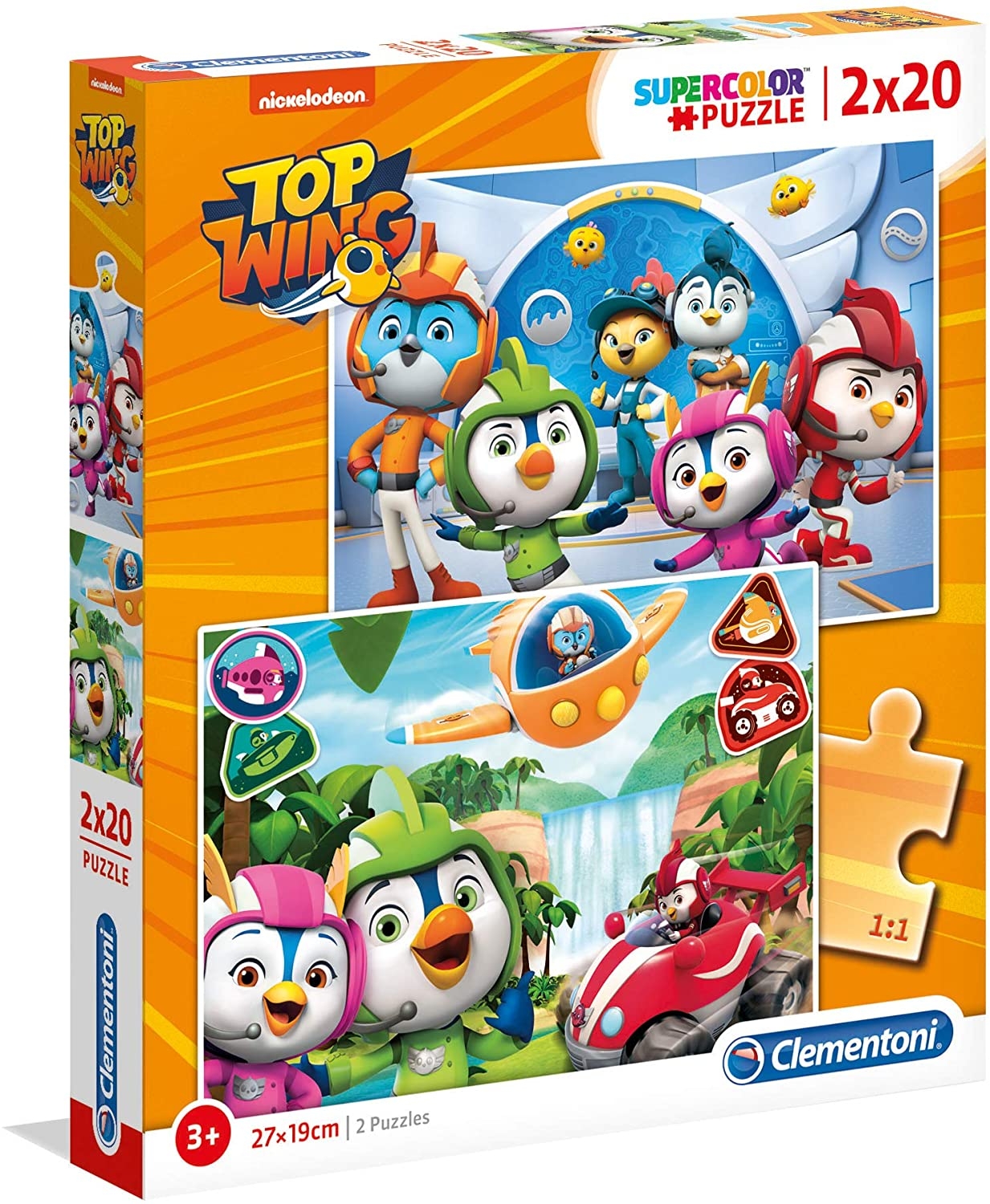 2 Puzzles - Top Wing - Clementoni - 20 pieces | jigsawpuzzle.co.…
