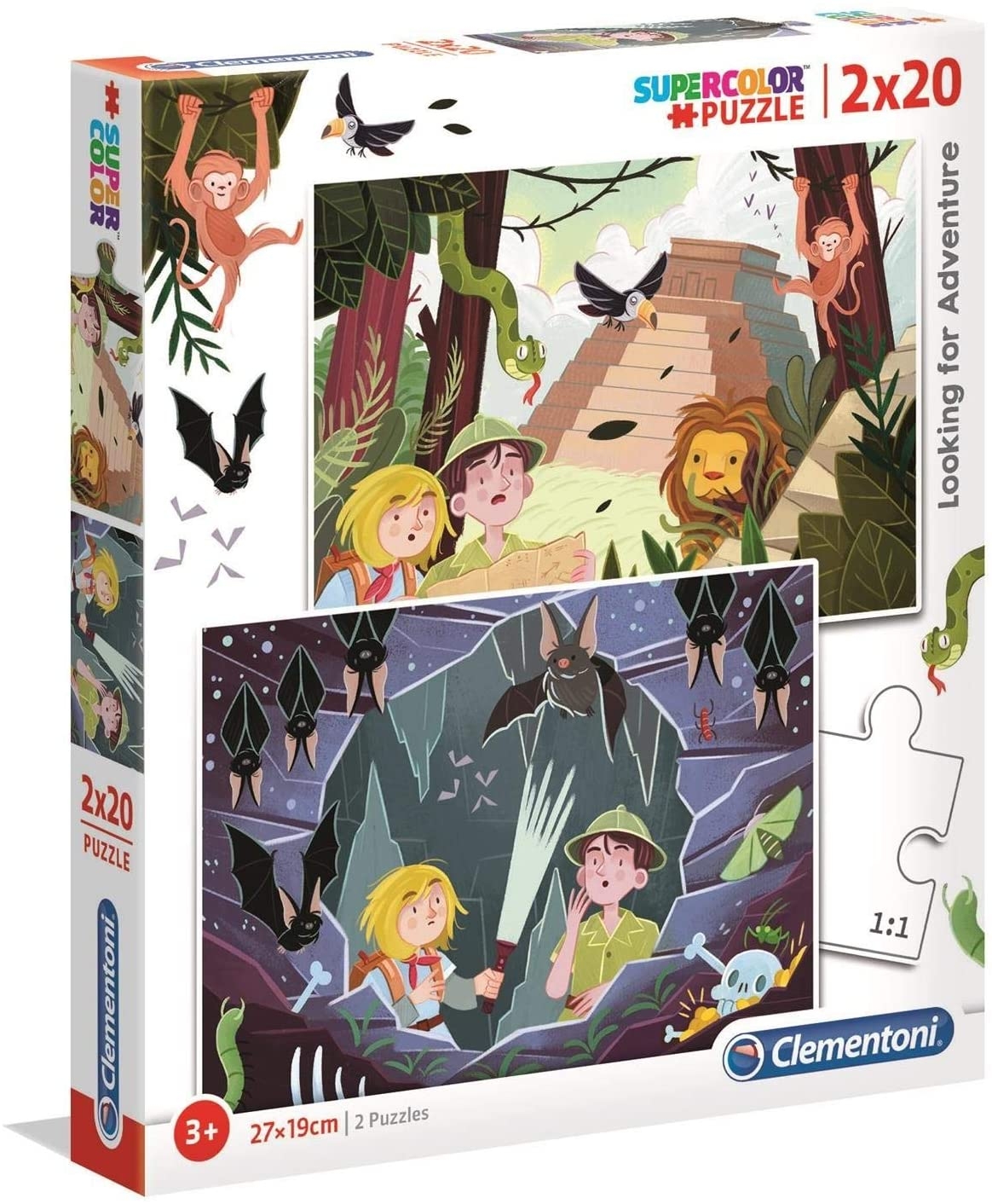 2 Puzzles - Looking For Adventure - Clementoni - 20 pieces | jig…