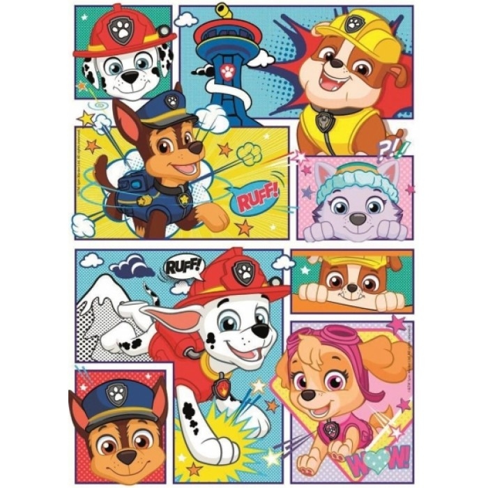 2 Puzzles - Paw Patrol - Clementoni - 20 pieces | jigsawpuzzle.c…