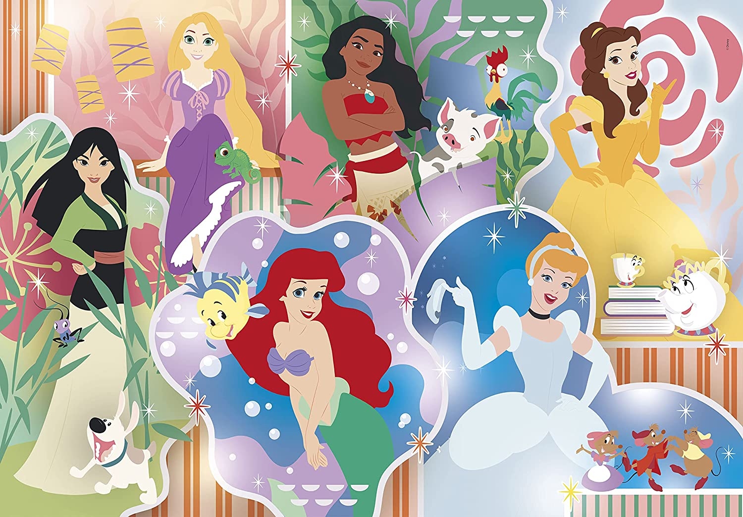 Clementoni - Jigsaw puzzle XXL Pieces - Disney Princess - 24 pieces ...