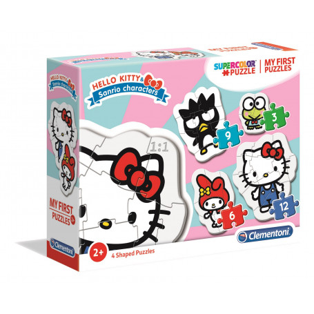 Clementoni - My First Puzzle - Hello Kitty (4 Puzzles) - 3 pieces ...