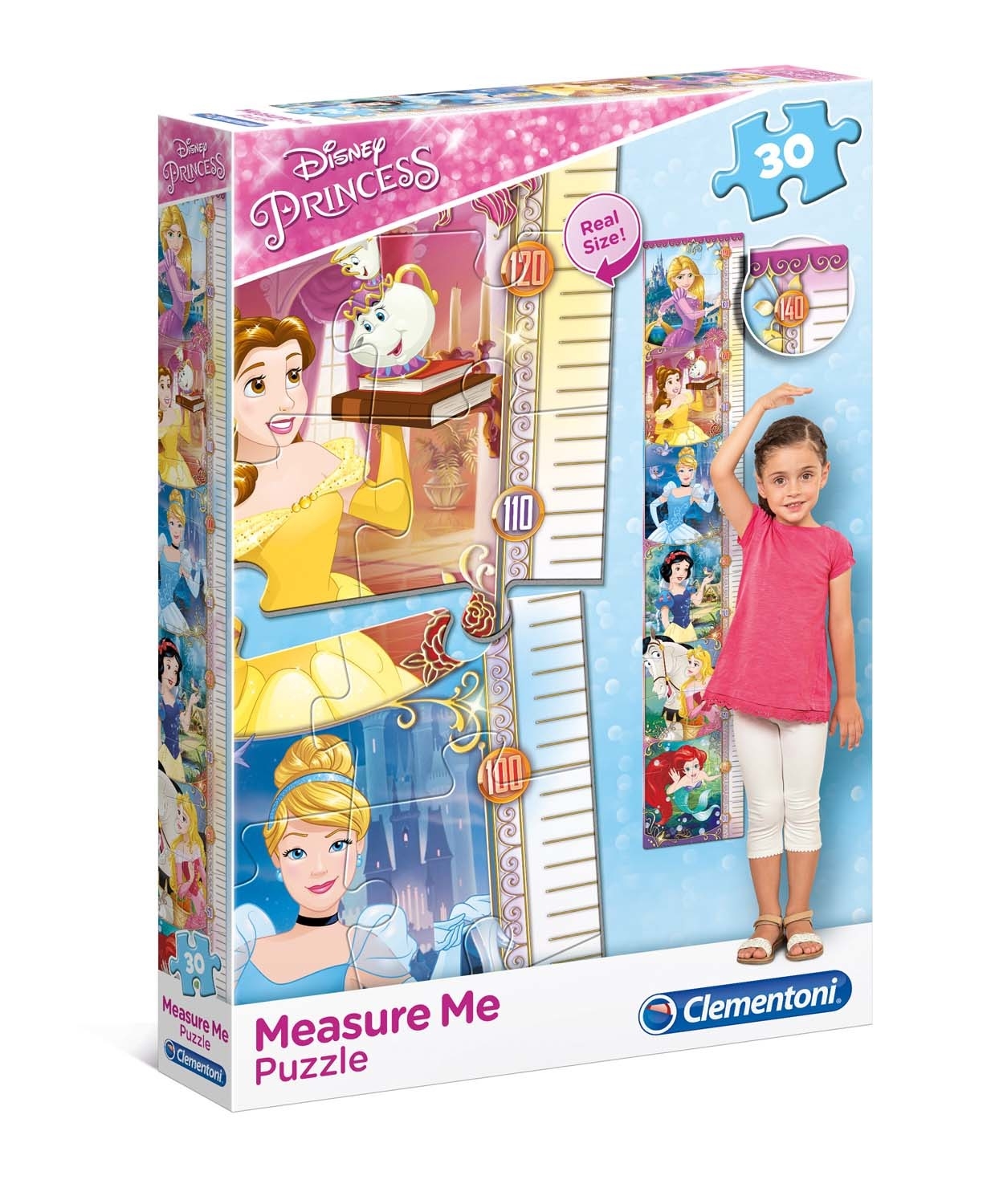 Clementoni - Puzzle Measure Me - Disney Princess - 30 pieces ...