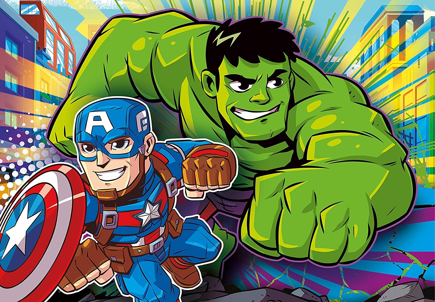 Les puissants Avengers - Puzzles 3x49 pièces - Marvel Les puissants Avengers - Puzzles 3x49 pièces - Marvel