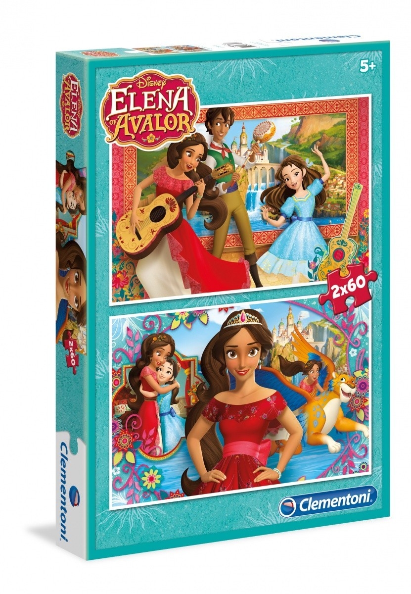2 Puzzles - Elena Avalor - Clementoni - 60 pieces | jigsawpuzzle…