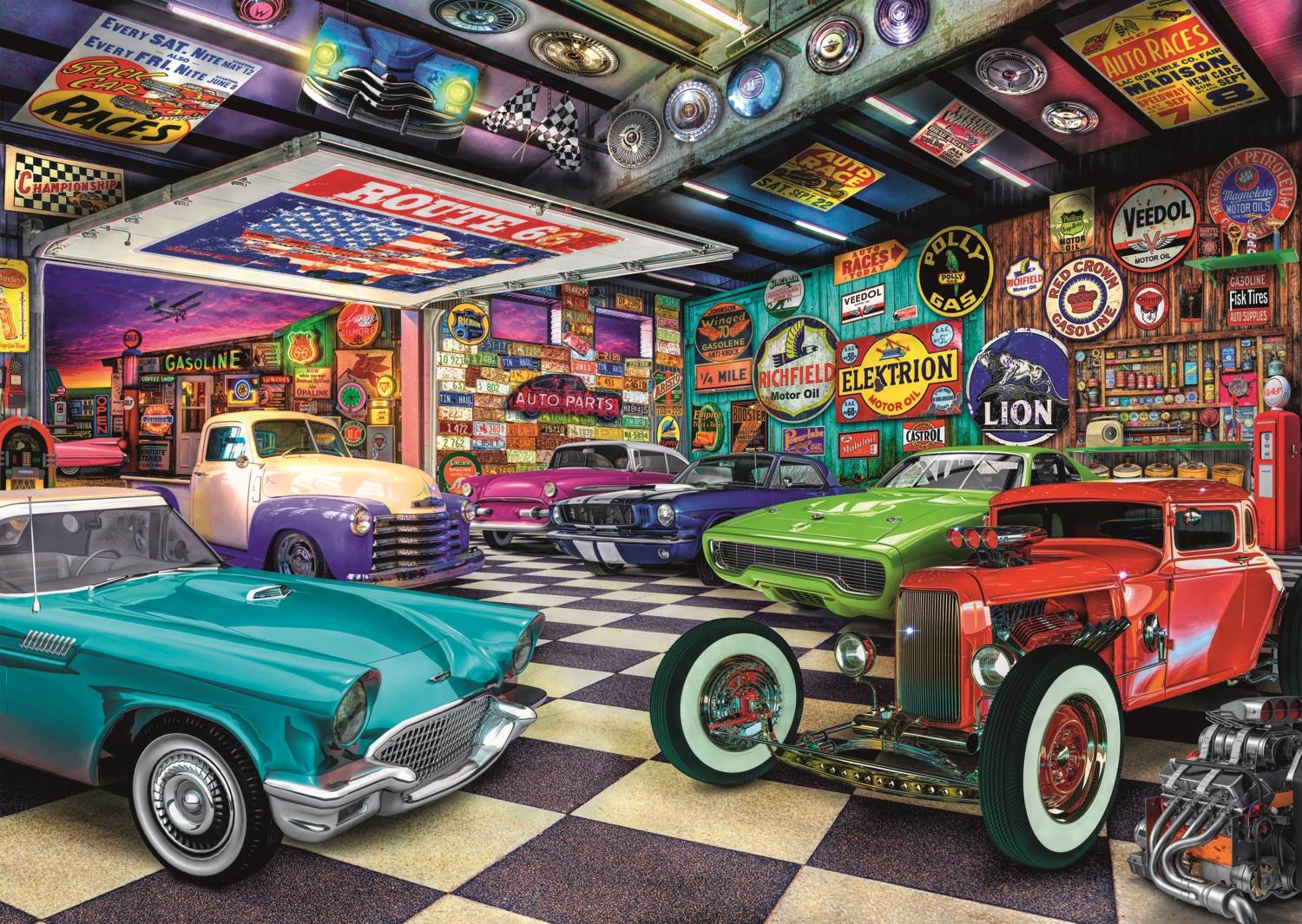 Tea Time: Car Collectors Garage