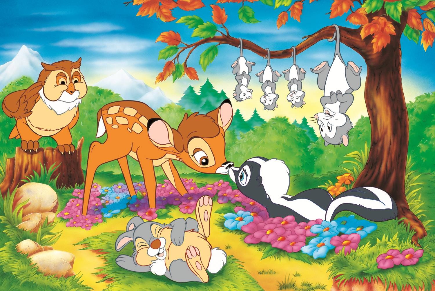 40th anniversary Trefl - Bambi and forest friends - Disney Bambi
