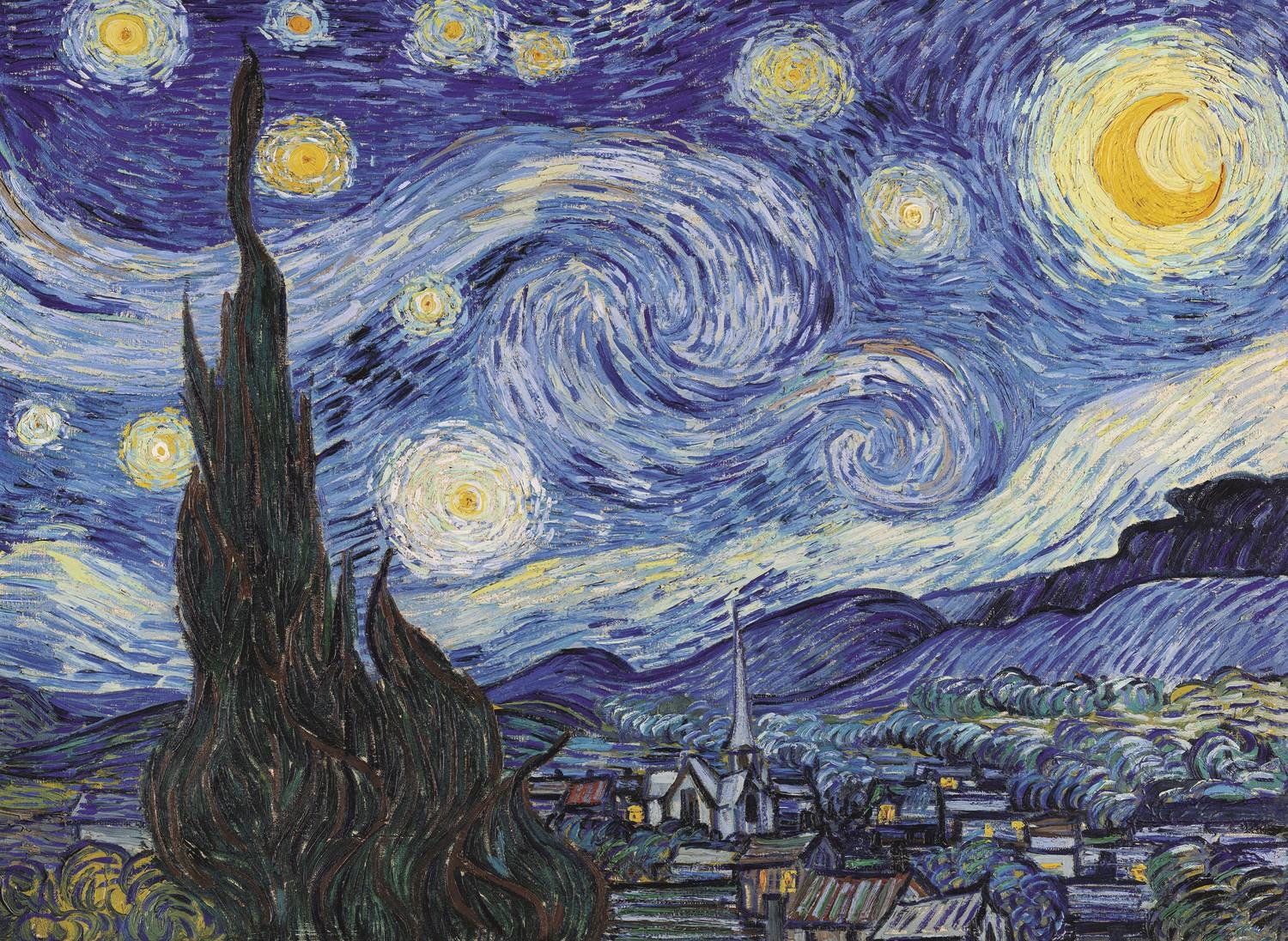 XXL Pieces - The Starry Night - Vincent van Gogh
